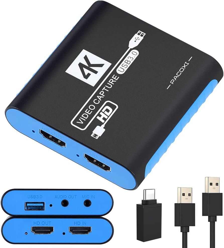 SUDTREEV 2, 1, PS4, PS5, USB3.0 1080P 60FPS 4K@30Hz Capture Card for Nintendo Switch Switch OLED, Steam Deck, Xbox