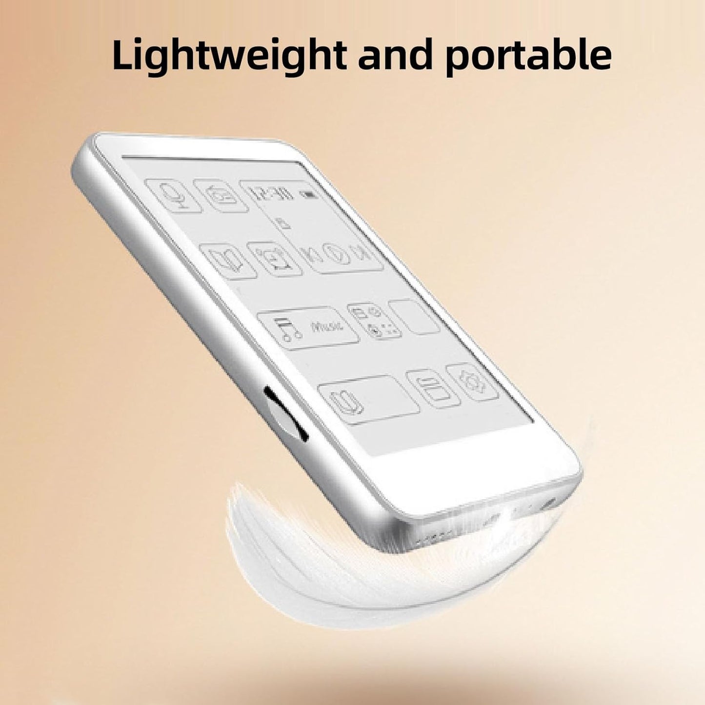 VBESTLIFE 2.7in 2 1 MP3 5.0 Ink Screen eBook Reader, in E Book Reader Player, HiFi Sound Bluetooth Music Player, Type C