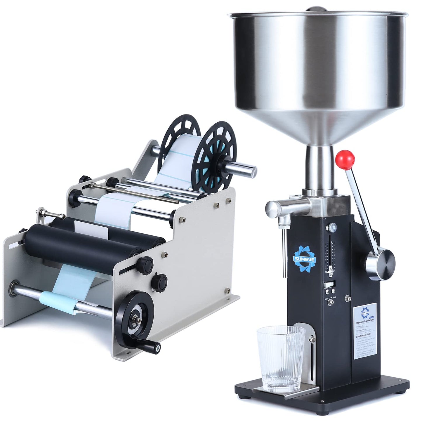 Sumeve Bottle Labeling Machine and Bottle Filling Machine