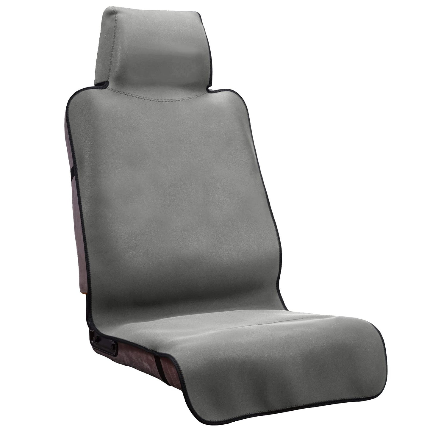 DREAMANIA Waterproof Seat Cover, Upgraded Sweat Carseat Protector, Perfect for Universal Anti-Slip Car Truck SUV Seat, Ideal for Surfing Yoga Gym Workout, Grey