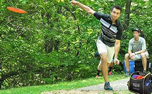 Disc Golf Set with Bag - 12 PCS Flying Disc Golf Discs for Beginner with Putter, Midrange, Driver | Portable Disc Golf Backpack Holds 28+ Discs Free Stand Bag Design for Convenient Use