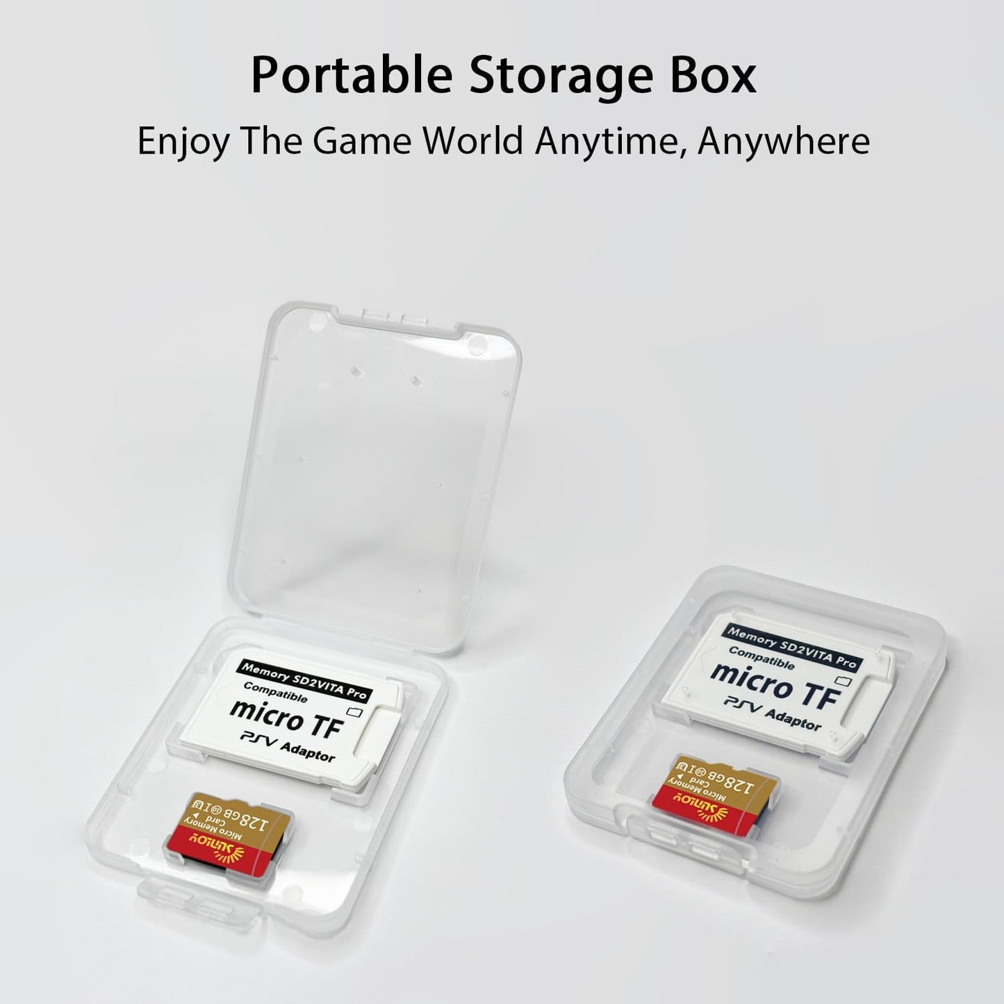 Sunloy SD2Vita 6.0 128GB 1000/2000 3.60 PS Vita Memory Card Adapter with Micro SD Card, High Speed microSDXC UHS-I