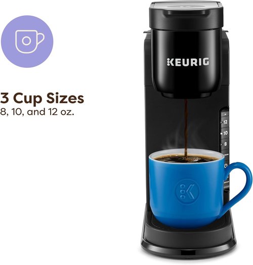 Keurig K-Express Coffee Maker - Single Serve K-Cup Pod, 3 Brew Sizes, Strong Brew Feature, 42oz Reservoir - Black
