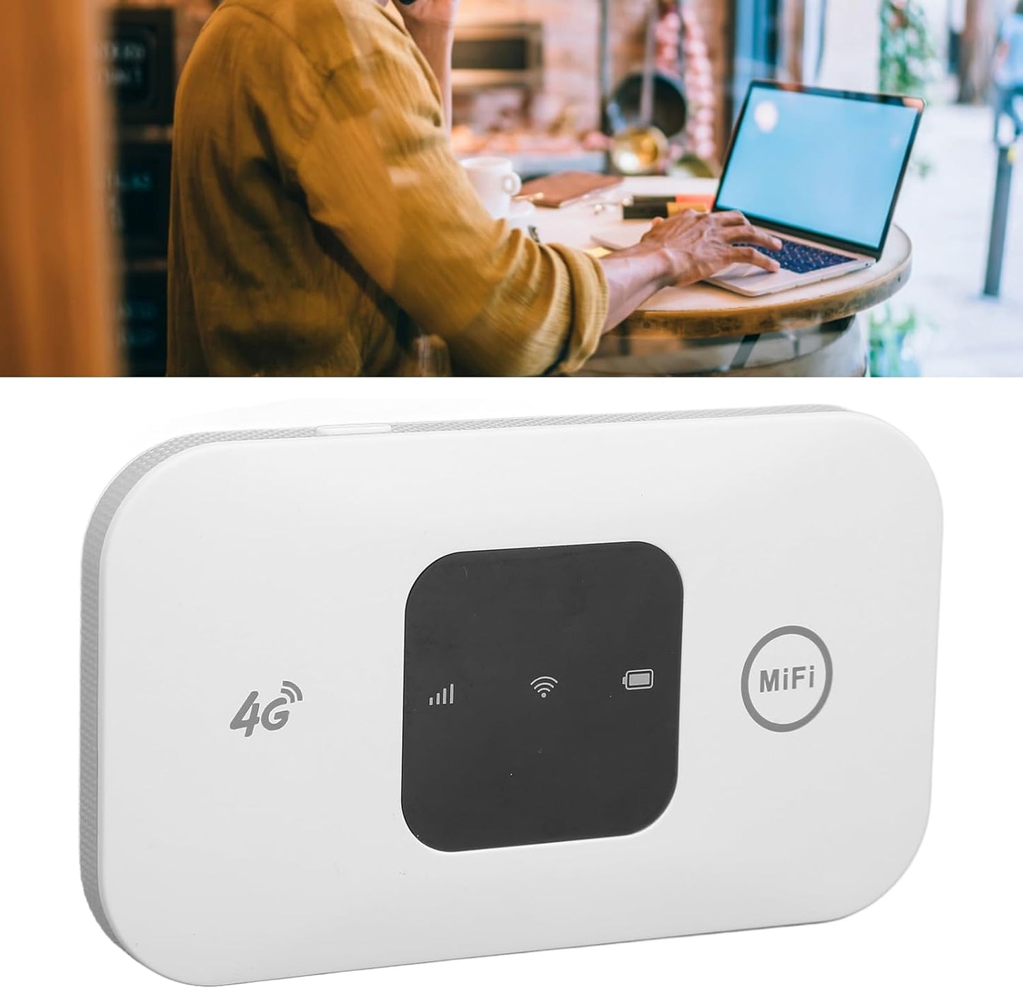 Cryfokt 4G Mobile Hotspot, High Speed Internet Router Portable Pocket, Small Network Hotspot for Car Outdoor for Phone