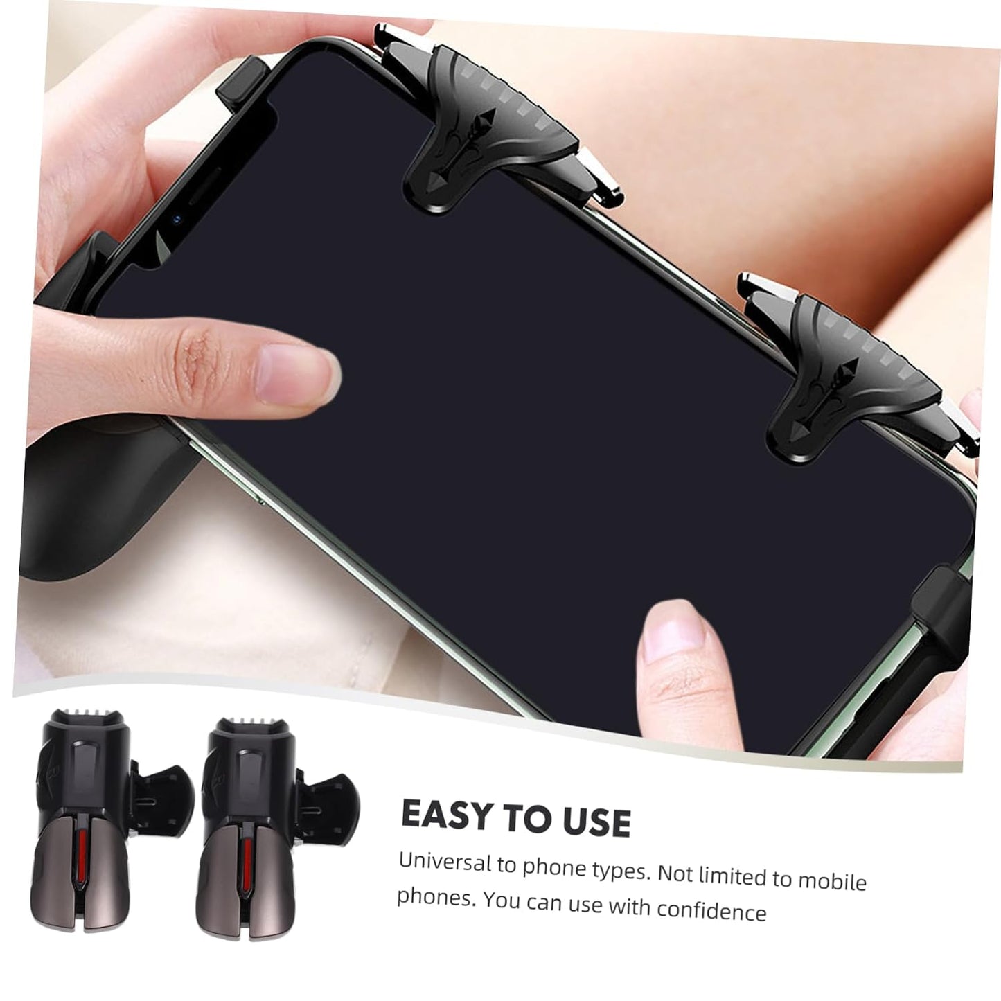 1pair LALAFINA Six-finger Linkage Handle Game Controller Triggers Portable Compact Gamepad for Gamers Birthday
