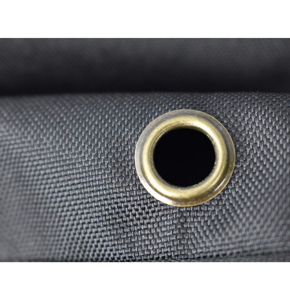 Mini Lustrous Weight Bench Cover, Adjustable Exercise Workout Bench Cover, Waterproof 600D Oxford Fabric for Indoor and Outdoor Use, 50" L x 23" W x 17" H（Black）