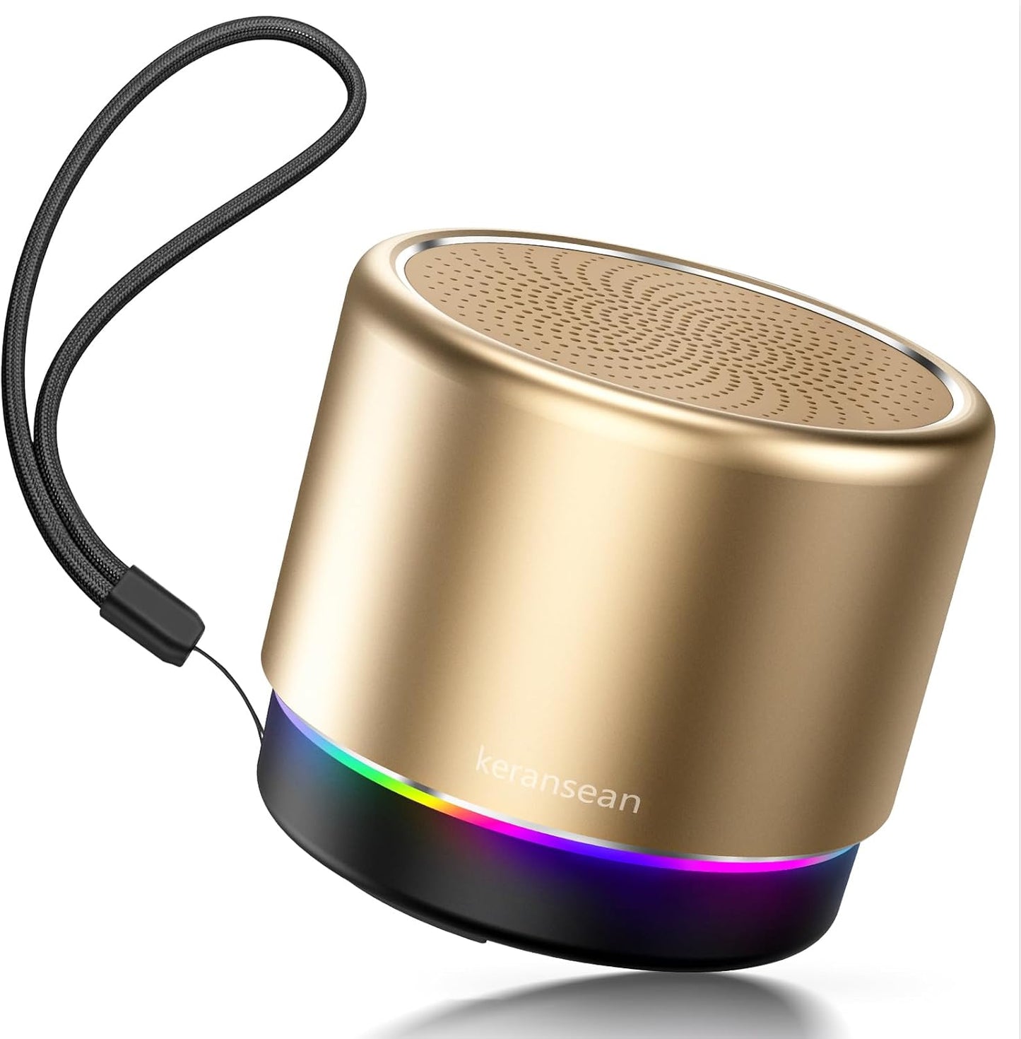 Keransean BT5.4, 12H Mini Bluetooth Speaker with Battery Life & Noise Reduction Mic Portable Wireless Speakers