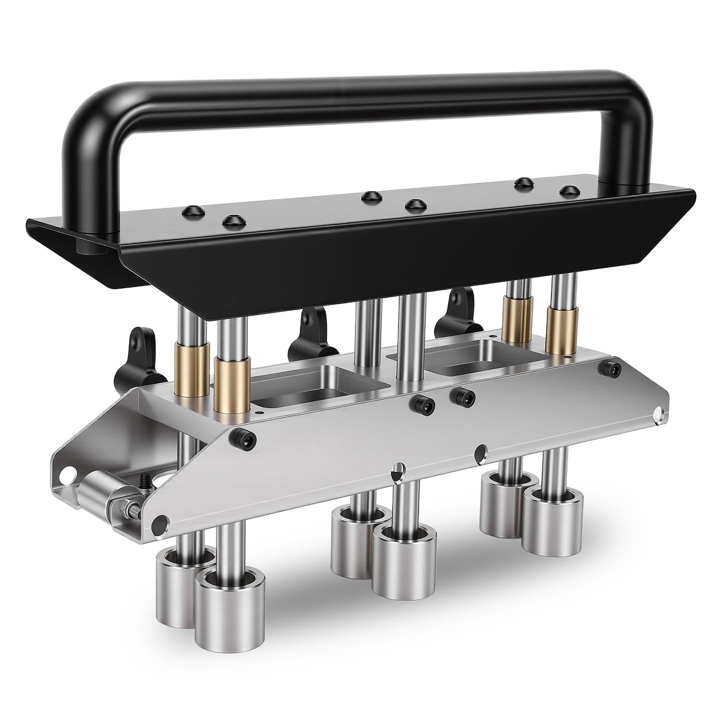 3-Station Roller for Bending Metal Roofing Materials at 0-90° Angle, Large Radius Sheet Metal Bead Roller Bender for Making 1/2-5in (13‑130mm) Bending