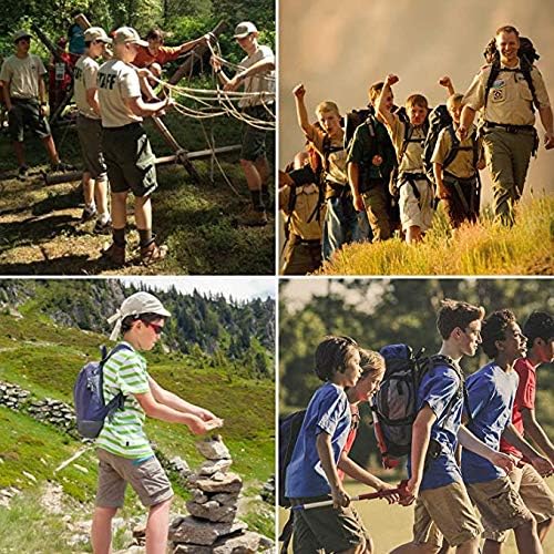 Boy’s Convertible Hiking Pants Lightweight Quick Dry Zip Off Pants for Kids Youth Outdoor UPF 50+ Casual Cargo Trousers