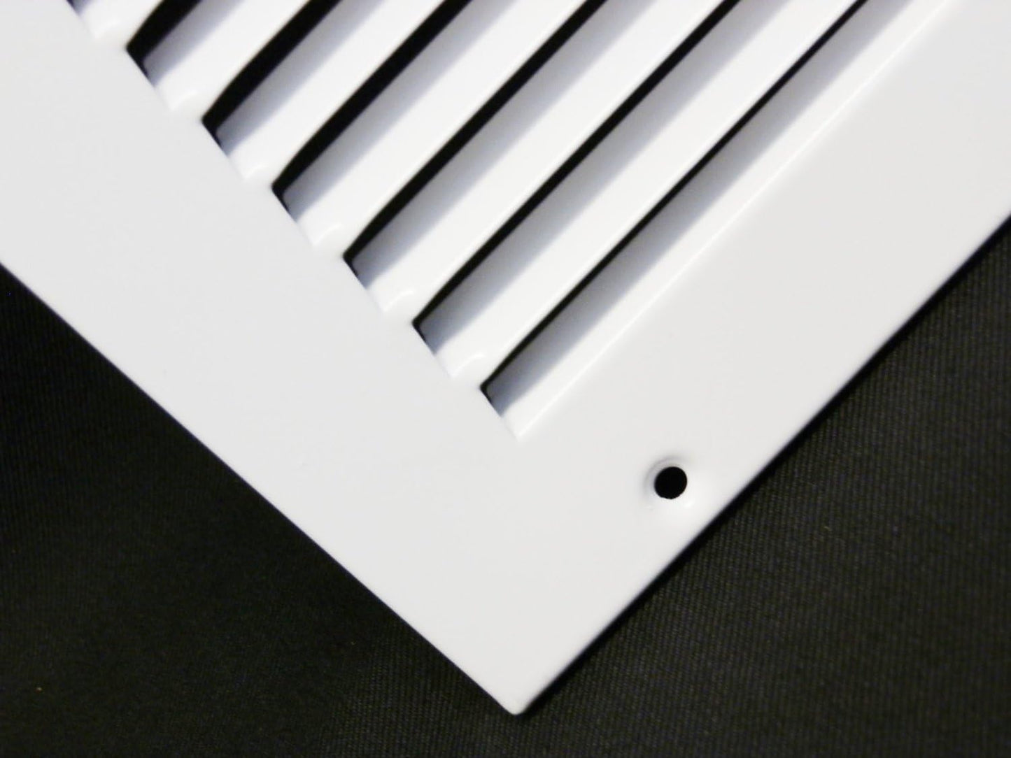 HVAC Premium 28" x 30" [Duct Opening] Flat Stamped Steel Return Air Grille - Sidewall and Ceiling - HVAC Vent Duct Cover - White [Outer Dimensions: 29.75w X 31.75"h]
