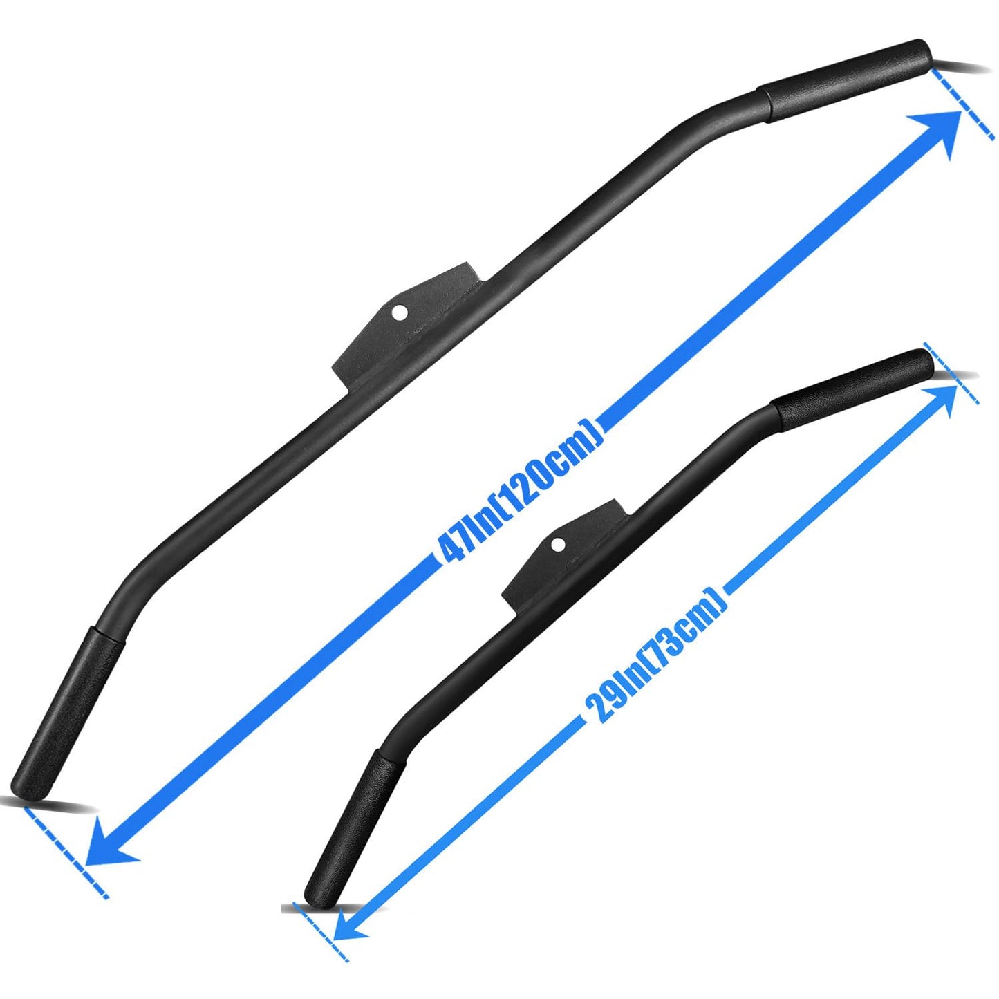 Lat Pulldown Attachments for Cable Machine, 29/39/ 48 Inch Wide Grip Lat Pull down Bar with Non-slip Handle, Lat Bar for Home Gym Tricep Training (Combo-1)
