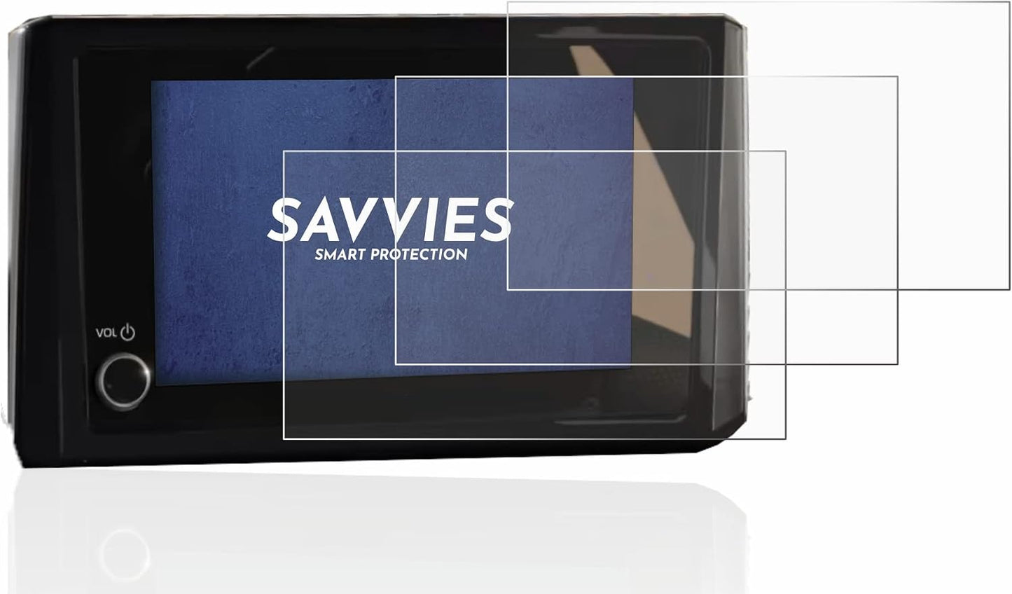 savvies 6-Pack 2023 Screen Protection Film Compatible with Toyota C-HR Infotainment Screen Protector Ultra Clear