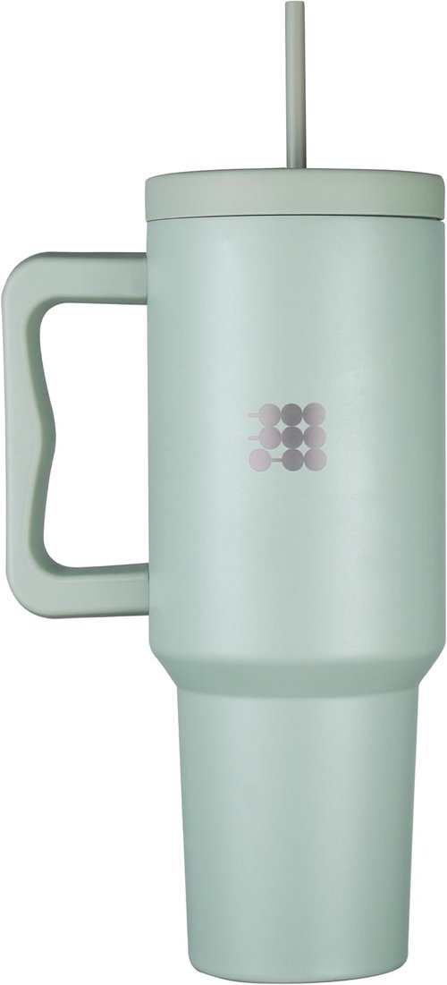Cubitt 40 oz Insulated Stainless Steel Tumbler - Handle & Straw Lid | Cupholder Friendly Design