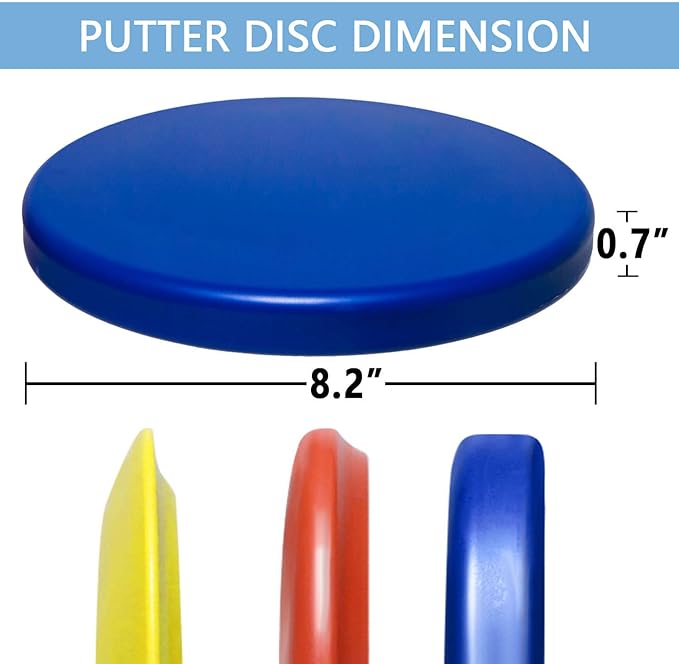 Disc Golf Putter | Flying Golf Discs Set of 6 for Beginners – DIY Your Discs