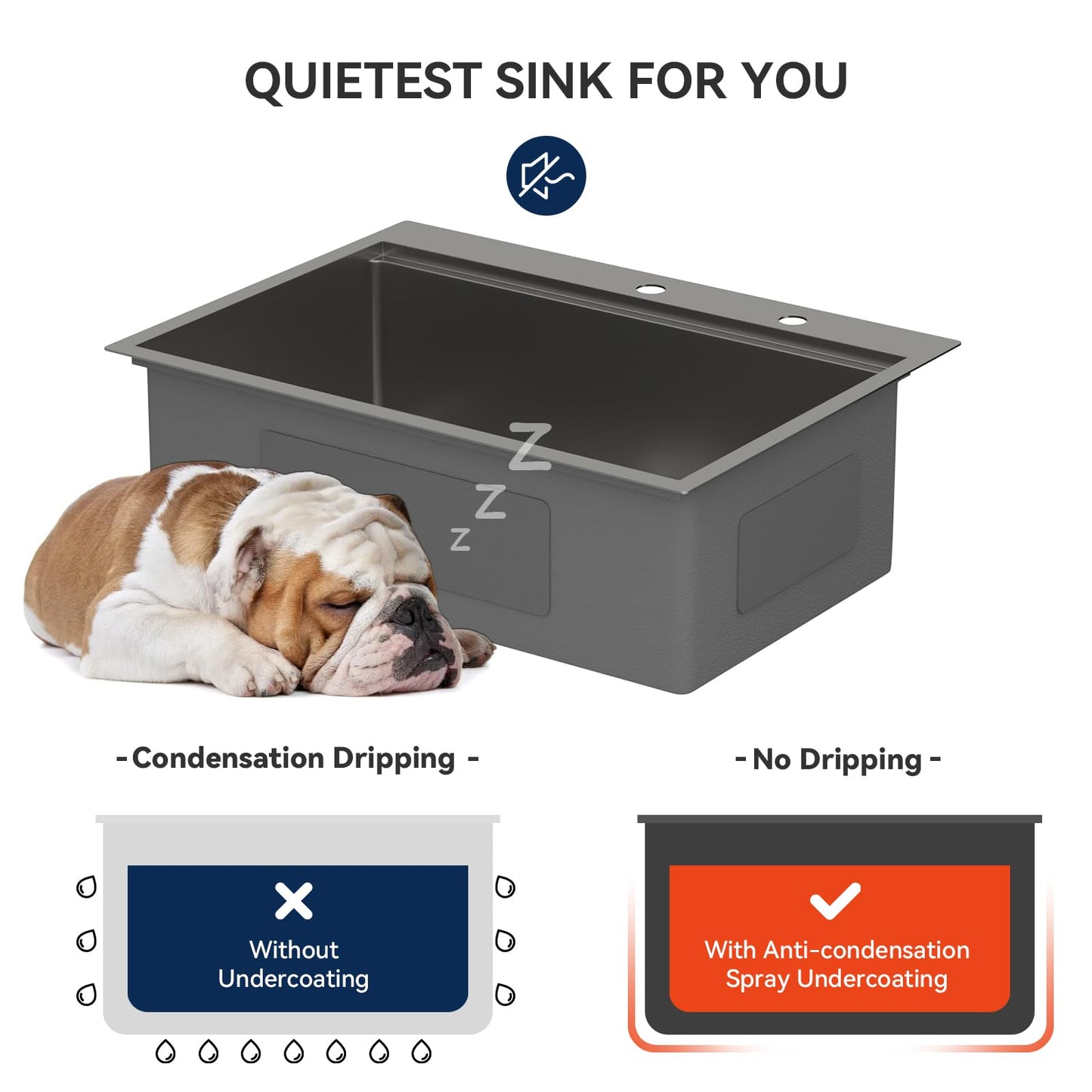 Lordear 30 Inch Black Kitchen Sink Single Bowl Workstation Sinks 16 Gauge All In One 30x22 Kitchen Sinks Stainless Steel Gunmetal Black Sink 30"