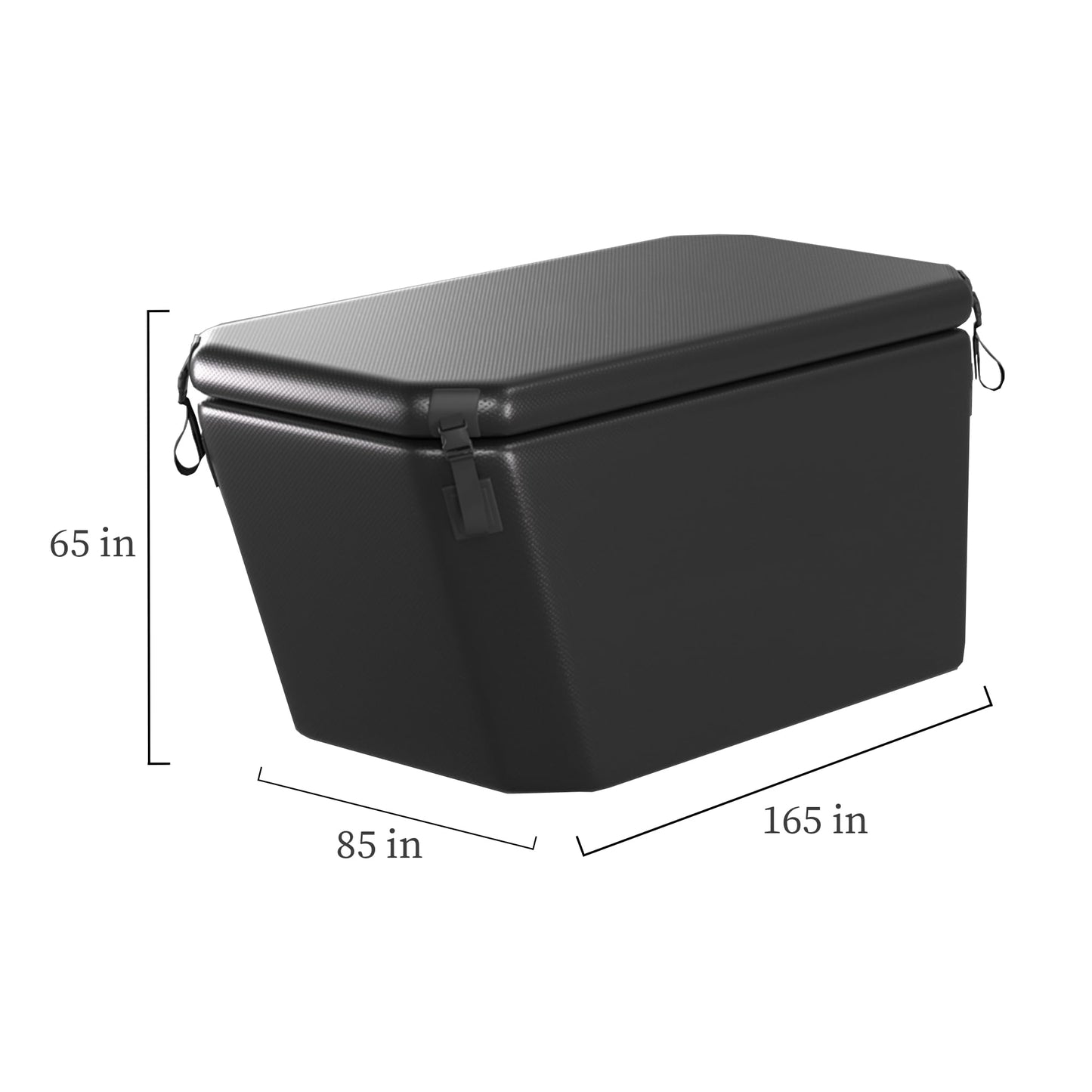 Deeptime 1HP Ice Bath Chiller — Wi‑Fi Remote‑Controlled Cold Water Chiller with 127‑Gallon Black Inflatable Tub, Cold Water Cooling System for Athlete Fitness Ice Baths