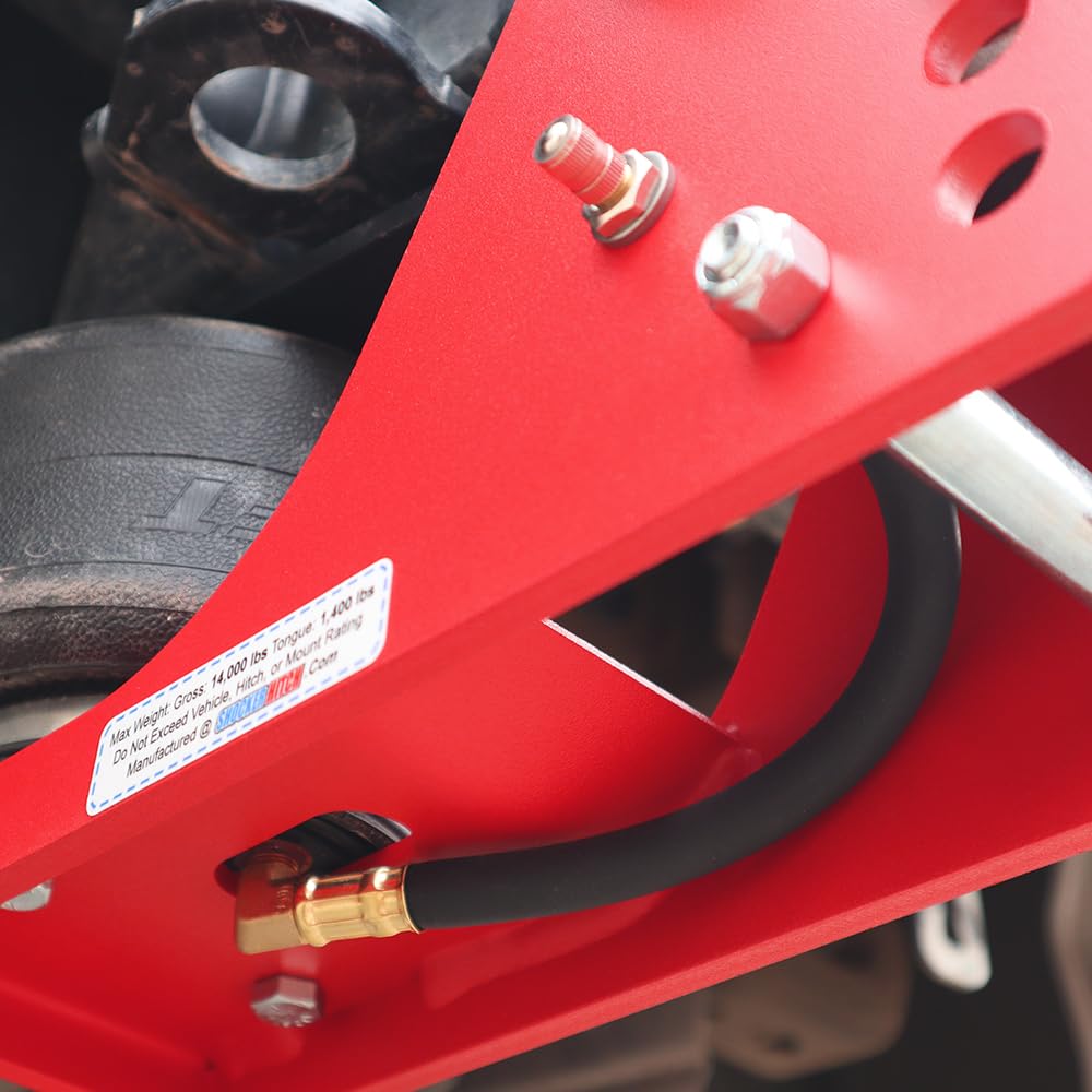 Shocker Air Hitch & Combo Ball (2" & 2-5/16" Balls), Fits 2" Hitch Chrome Combo 2" & 2-5/16" Balls