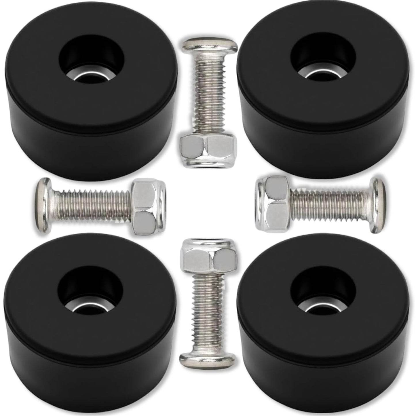 192310GS Anti Vibration Rubber Feet Pads (0.75"x1.5") 4PCS Rubber Dampers for Air Compressors,Generators,Pressure Washers|Compatible with Coleman Powermate 094-0026,Sanborn E106661,Husky Fini D091007