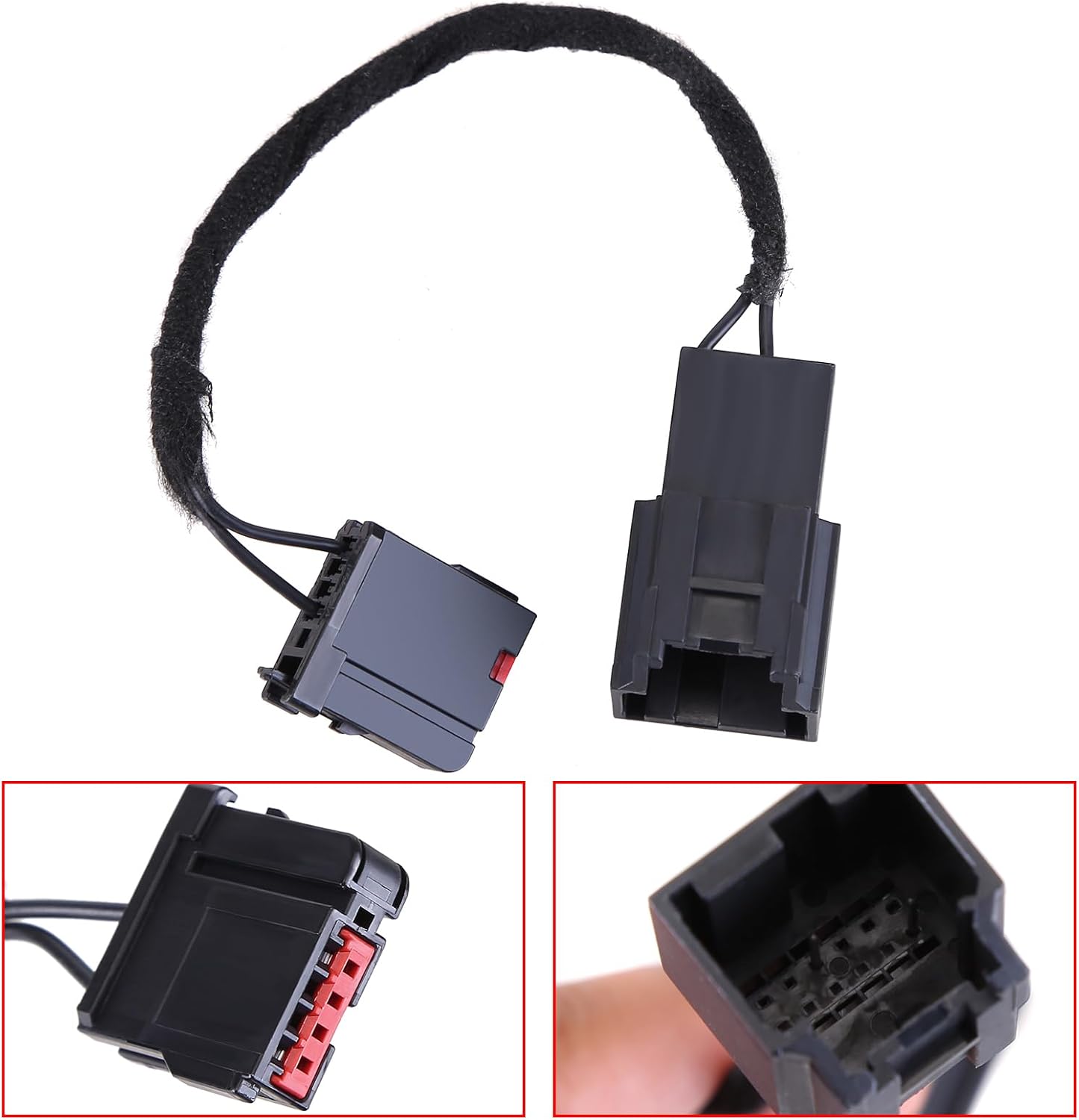 Dfuorty 2 3 Gen1 HC3Z-19A387-A Wiring Harness Adapter Compatible for Ford SYNC to SYNC USB Media Hub Power Harness