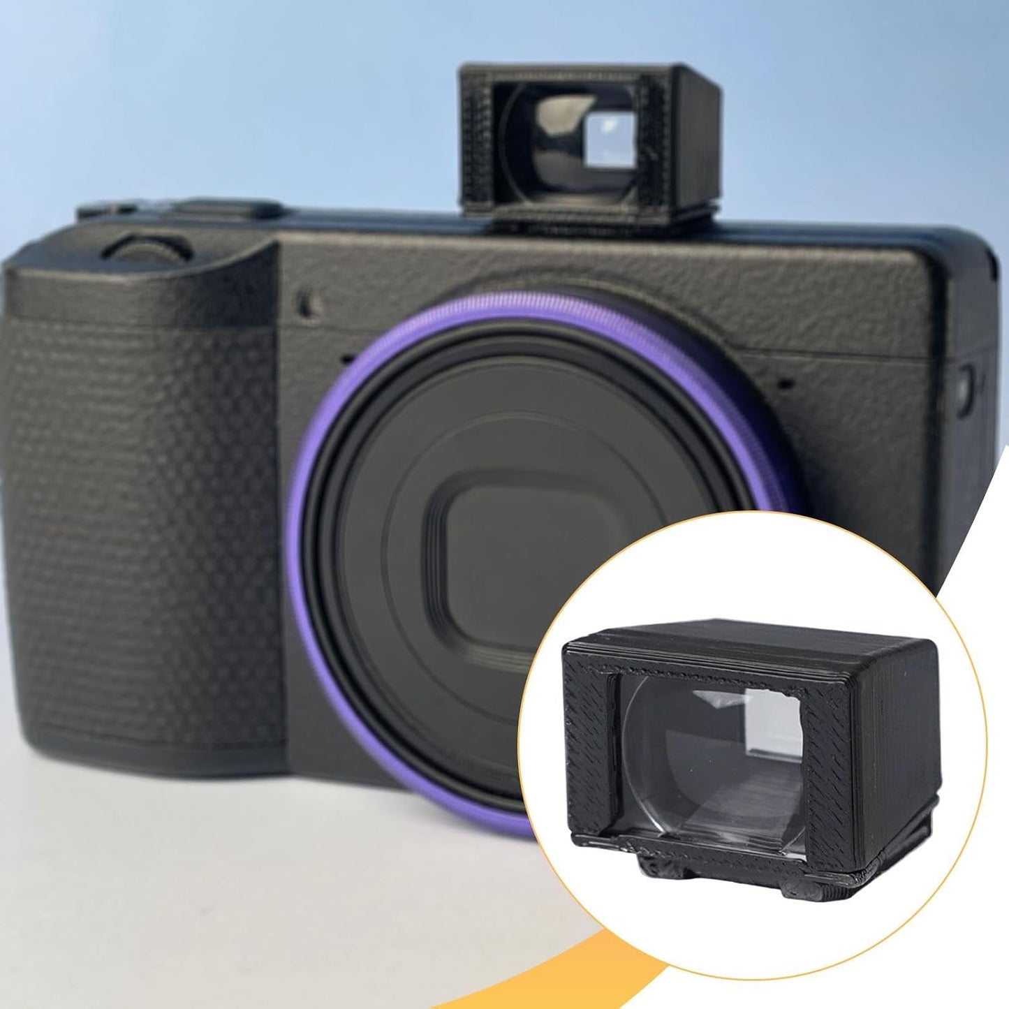 Moyeetings 35mm Camera Optical Viewfinder External Attachment Practical Spare Part High Performance Installation PP