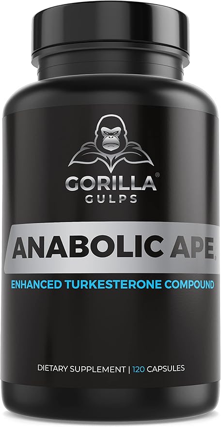 | Anabolic Ape ??Enhanced Turkesterone Compound | Turkesterone, Creatinol-O-Phosphate, Ashwagandha, Bioperine | Lab Tested | 120 Vegan Capsules | Max Strength