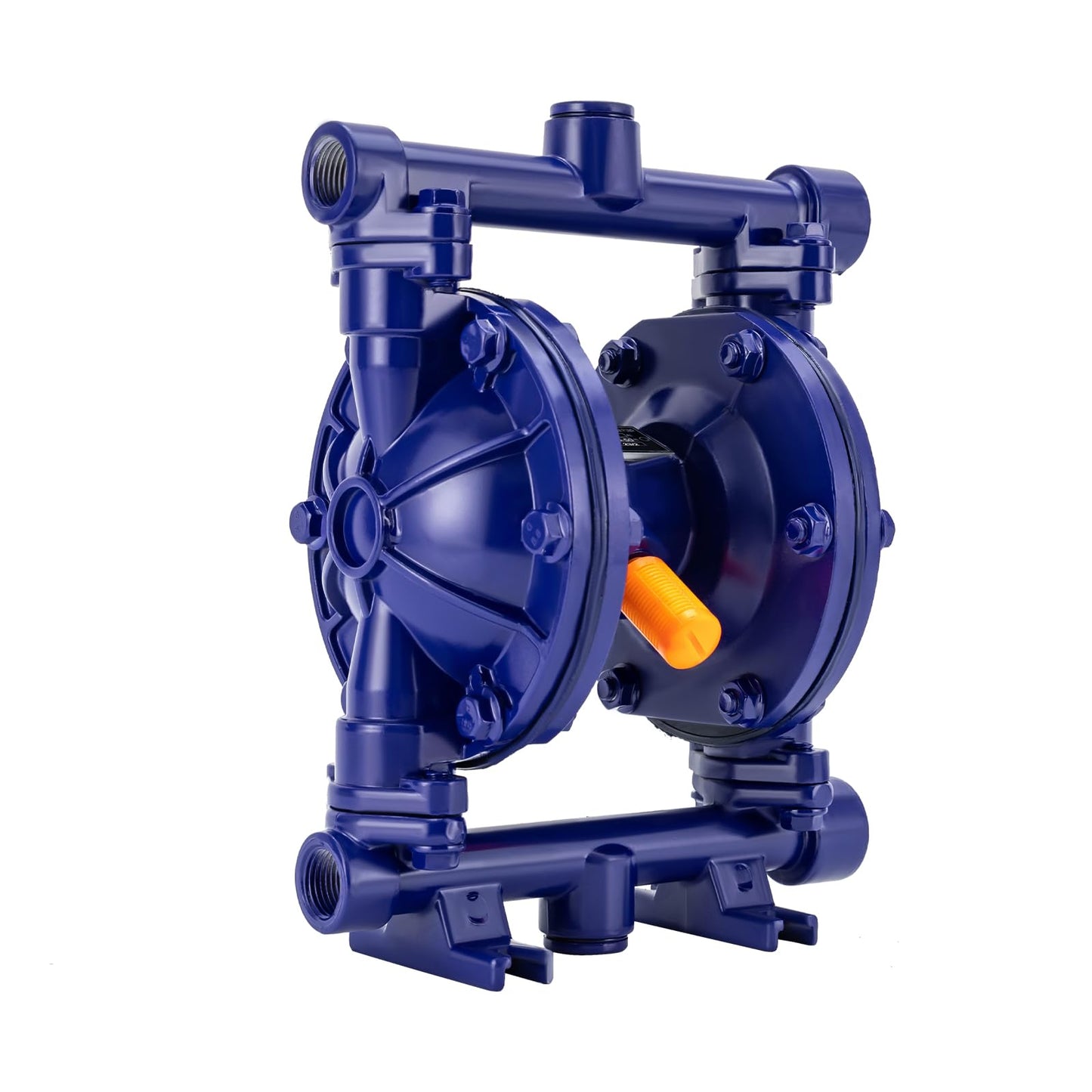 Heavy Duty Air-operated Double Diaphragm Pump Cast iron Double Diaphragm Transfer Pump 12GPM 115PSI 1/2" Inlet/Outlet For Diesel Kerosene Grease Oil