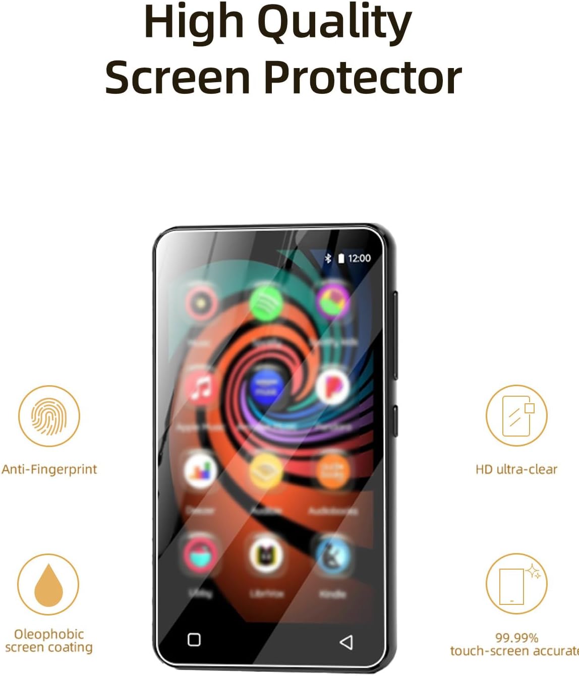 WUNIAK G3 Mp3 G3 3 Pack. Screen Protector for innioasis Player, HD Soft Film Screen Protector for innioasis Touch
