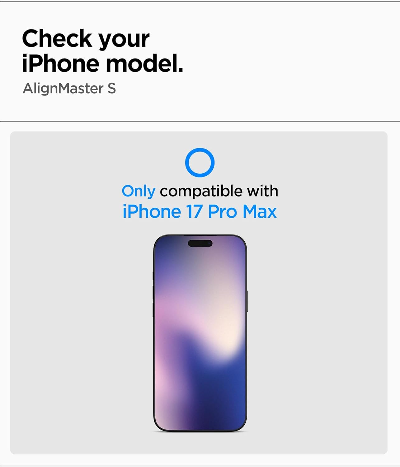 17 [3 Pack] Spigen AlignMaster S Tempered Glass Screen Protector Guard for iPhone Pro Max