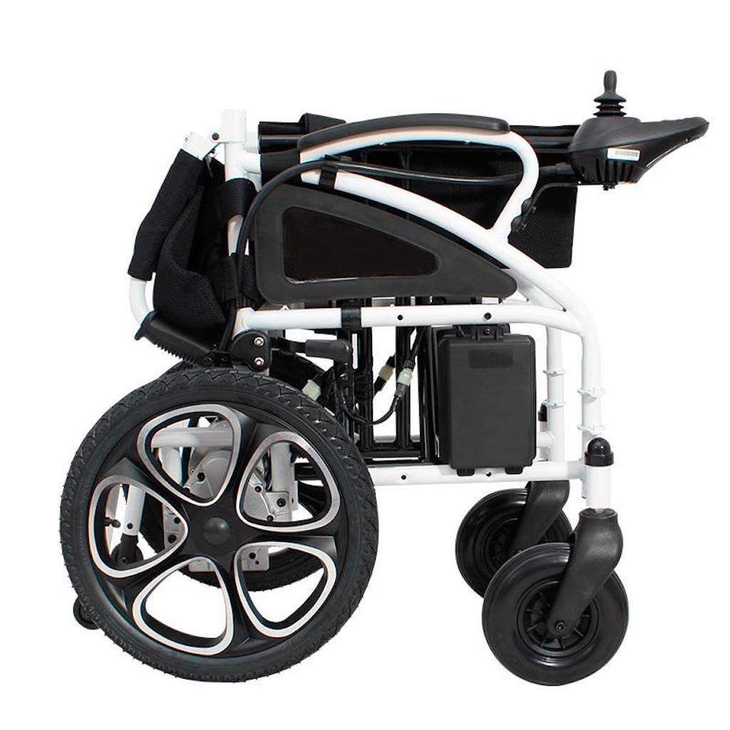 Rubicon DX01 All-Terrain Foldable Electric Wheelchair - 500W Motor, 12 mi Range, 300 lbs Capacity. Durable, Powerful. Silla de Ruedas Electrica para Adultos, Supports up to 300 lbs. (Model3)