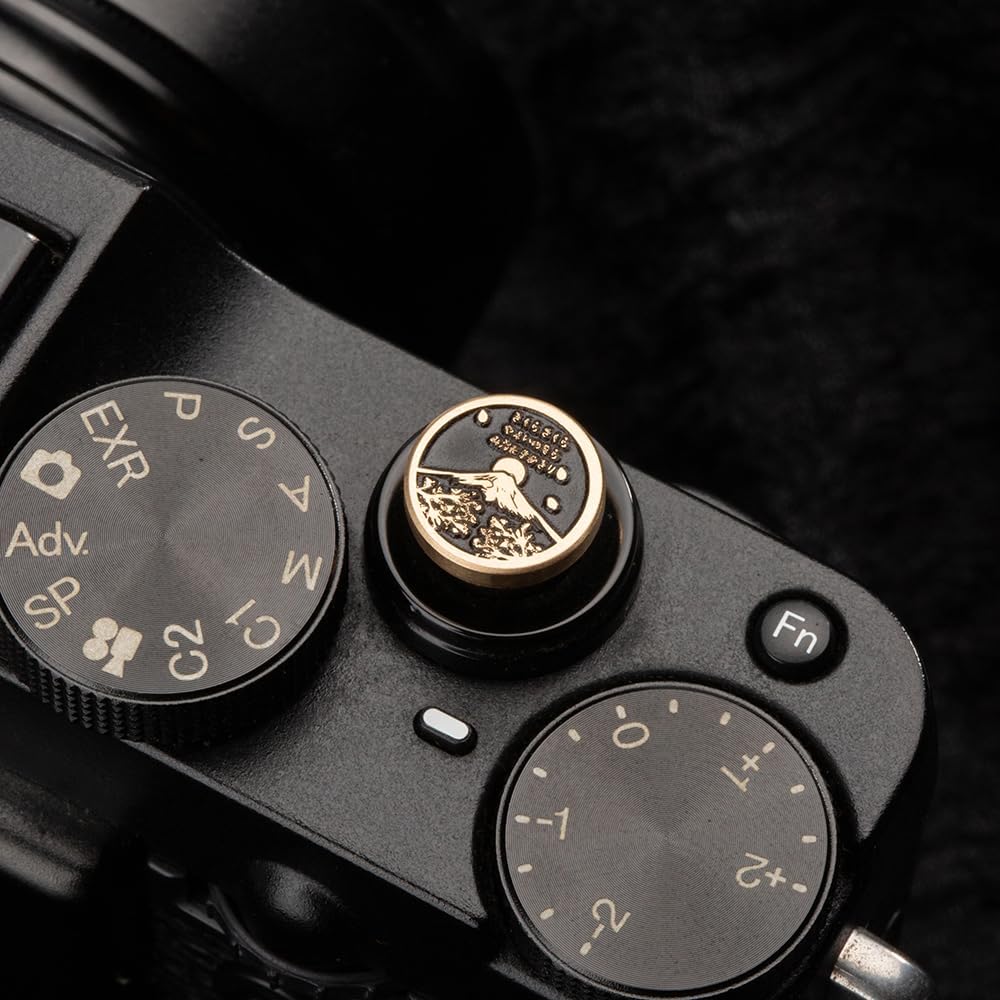 x100vi x100v xpro2 xt50 xt30 xt30ii Falling Cherry Blossoms Camera Metal Shutter Decorative Button for Fujifilm
