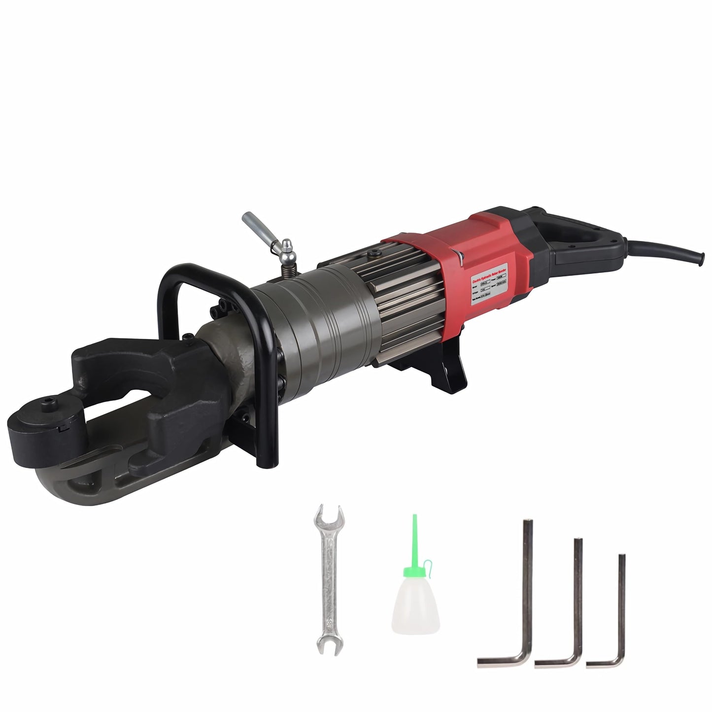 GERMCENS Electric Rebar Bender 1500W Hydraulic Rebar Bending Machine #16-25 mm Rebar to 90° within 3-4s, Enabling easy bending of rebar steel bar,Comes with a storage box.