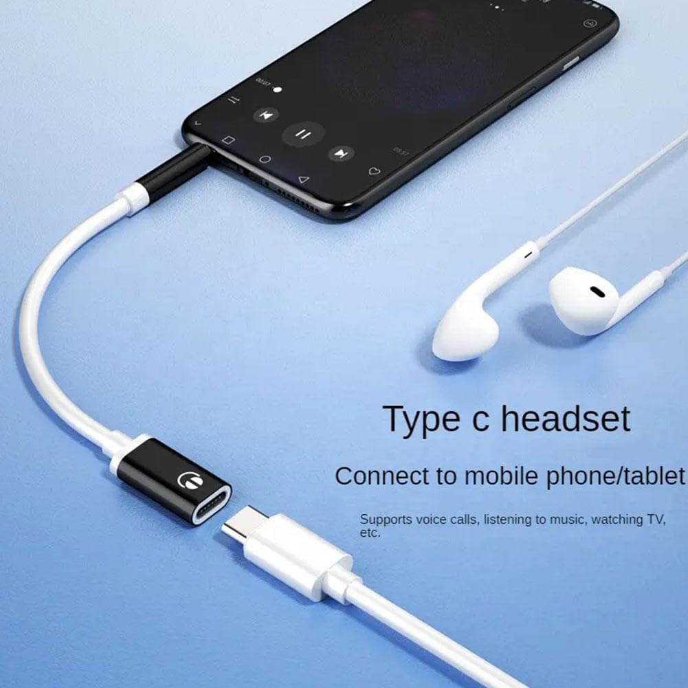 Generic 3.5mm Players,MP3 to USB-C Audio Adapter, Headphone Jack Adapter, Analog Cable Type-C Converter Earphone