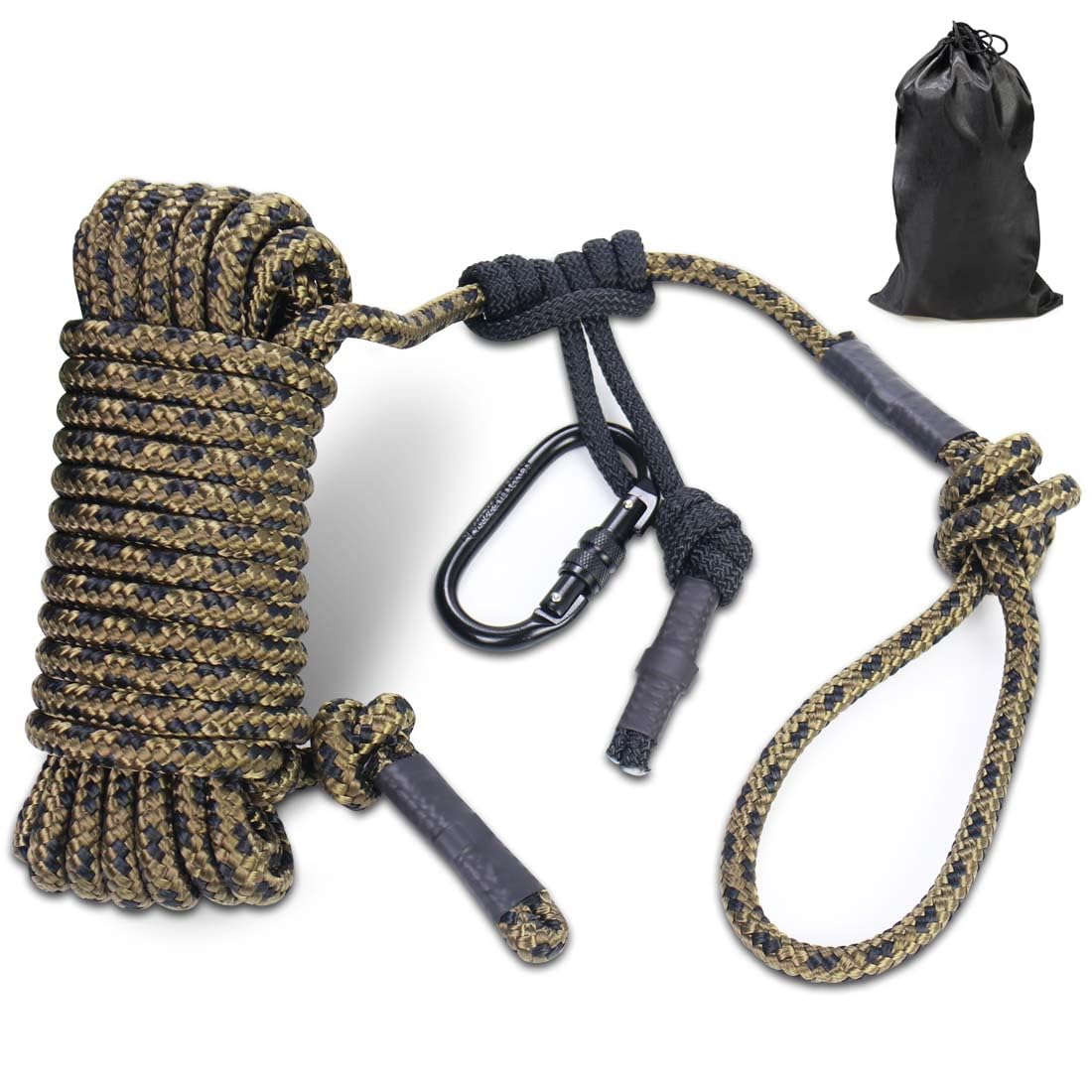 Treestand Lifeline Rope, 30' Treestand Safety Rope for Climbing Sticks, Hanging Ladder Stand Or Treestand, Bow Hunting Lifeline, Tree Stand Hunting Accessories, 30Feet