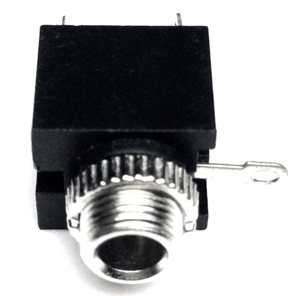 3.5mm 2 Pack CESS Black Mono TS Socket, Soldering Type, Panel Chassis Mount