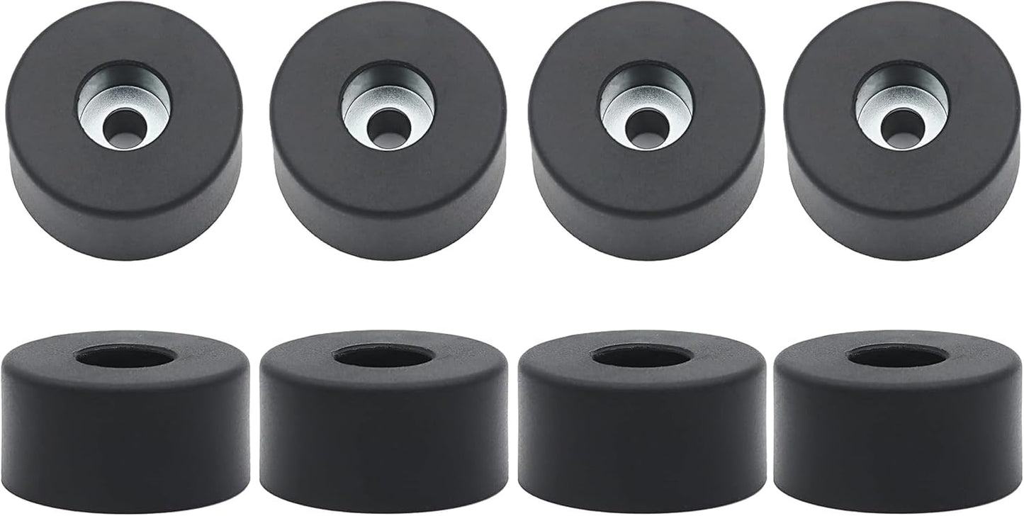 8PCS 192310GS Anti Vibration Rubber Feet with Nuts & Washers - Air Compressor Isolation Pads Compatible with Coleman Powermate 094-0026, Sanborn E106661, Replaces for Briggs & Stratton 192310GS