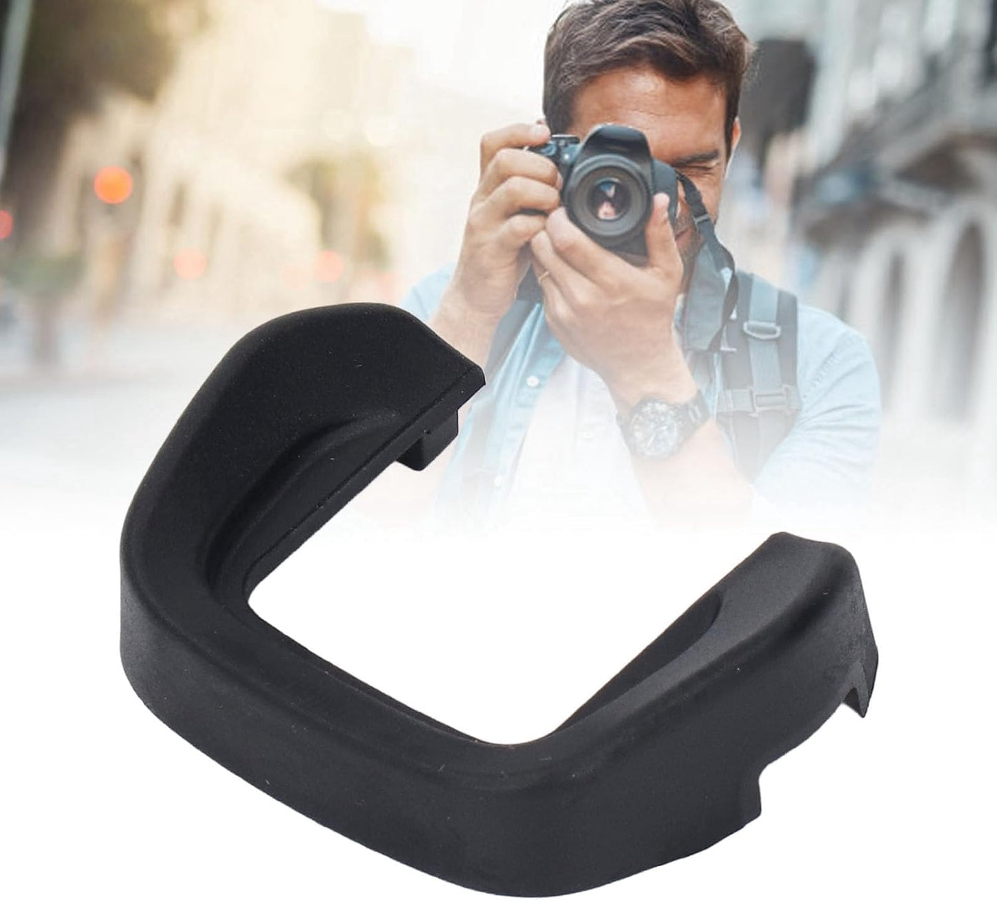 Camera Viewfinder Eyecup ABS with Level Hot Shoe Kit for R Camera - Eye Protection, Level Correction, Dust