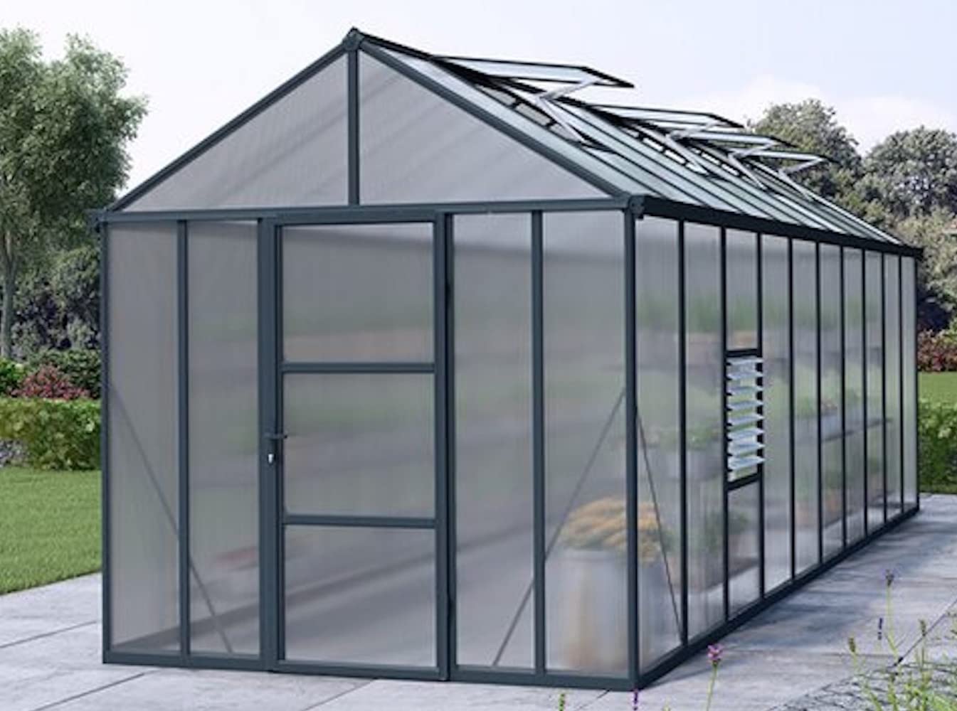 Falken Design Polycarbonate Roof Panel Twinwall (Multiwall) Bronze 36 in. x 72 in. x 1/4 in. (6MM) Thick