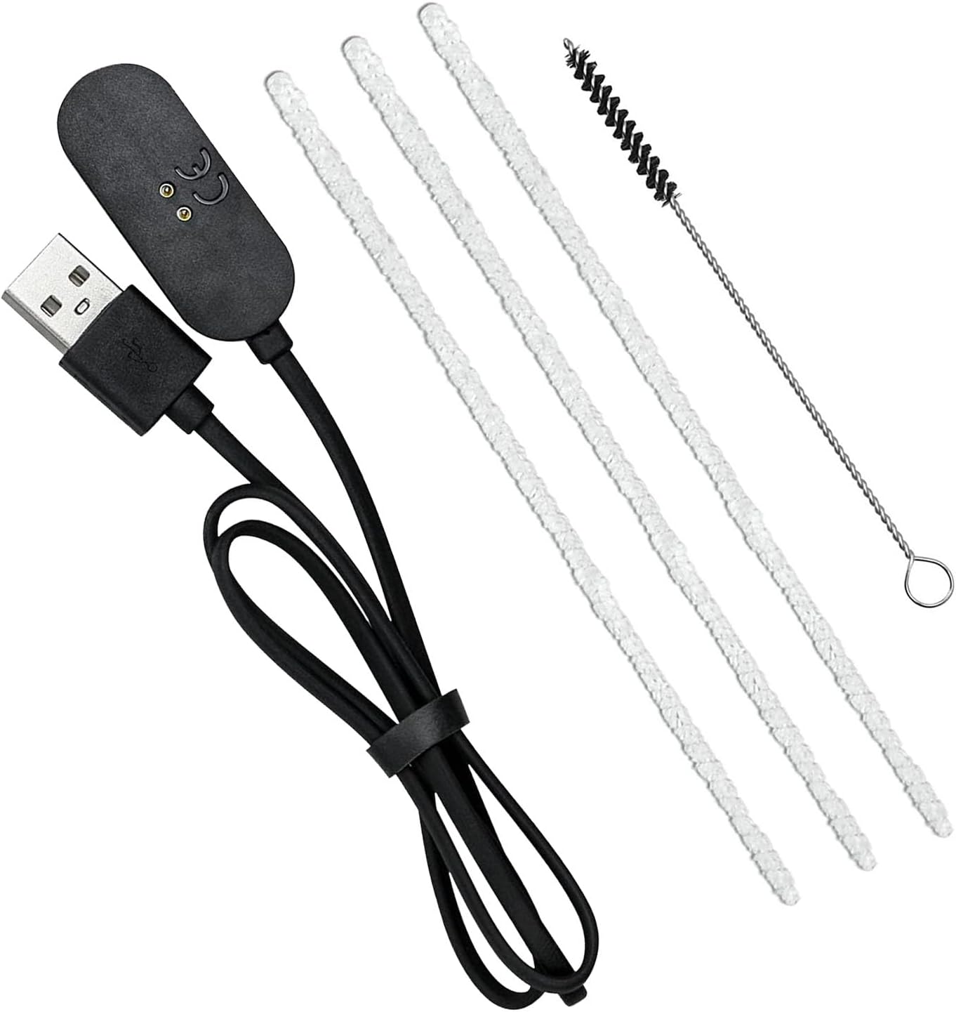 Set Replacement USB Charger Cable & Cleaning Brush