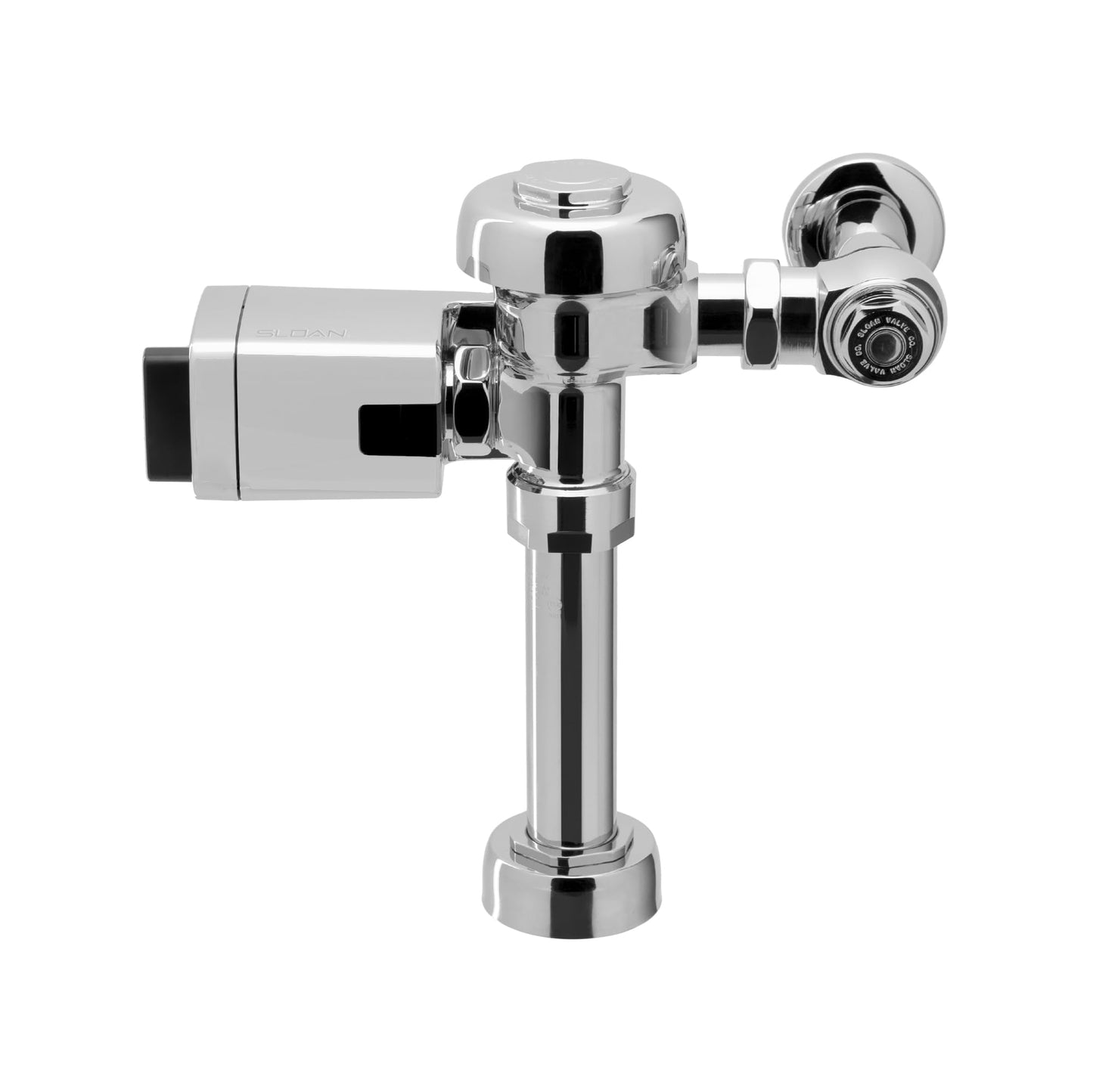 Sloan Regal 111 SFSM Exposed Sensor Water Closet Flushometer, 1.6 GPF Flush Valve - Infrared Sensor w/True Mechanical Override, Single Flush, Fixture Connection Top Spud, Battery Powered, 3980095