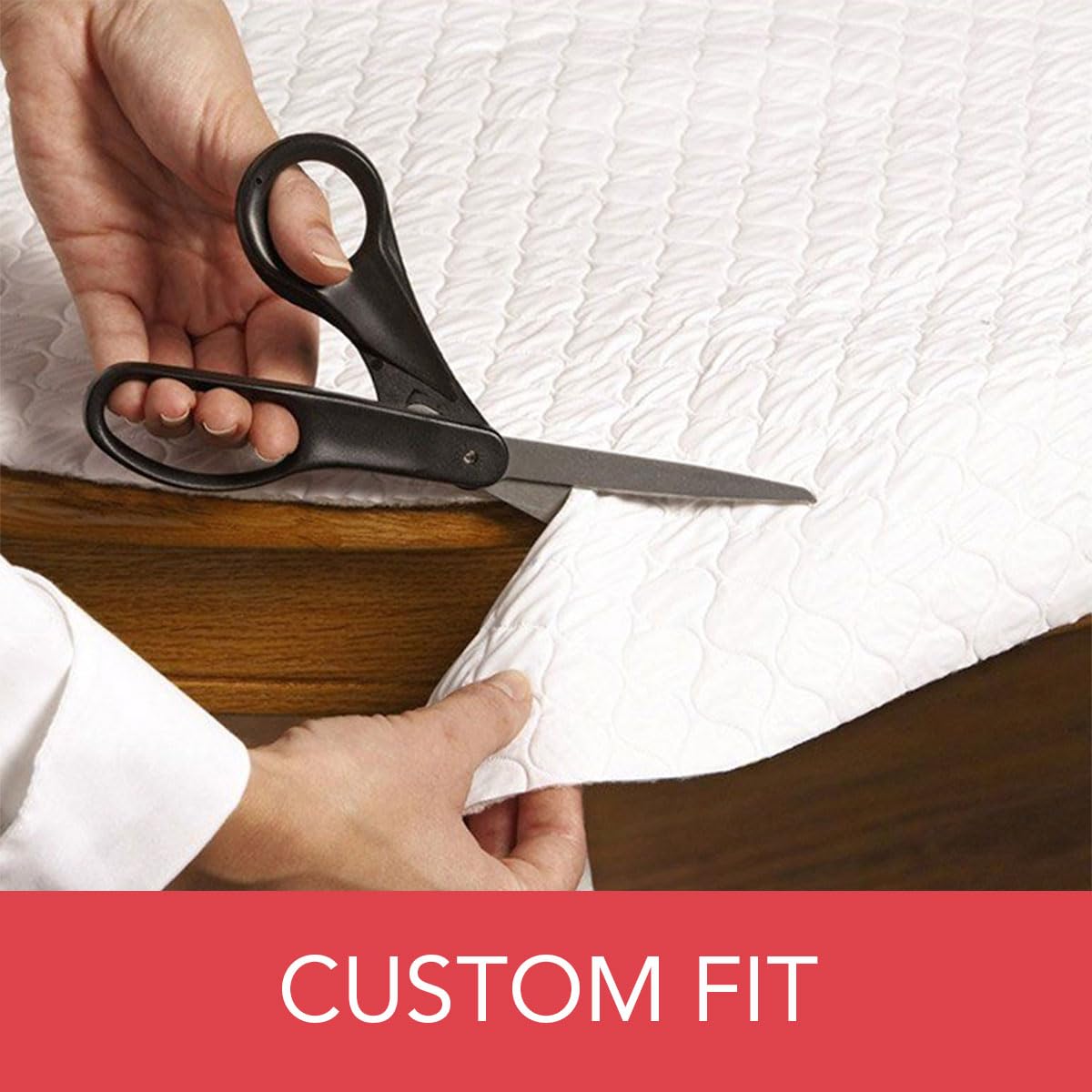 LAMINET - Deluxe Cushioned Heavy-Duty Quilted Table Pad Protector for Dining Room Table - 52" x 108" Oblong | Waterproof Vinyl Table Padding Under Tablecloth Cover for Rectangular Square Tables