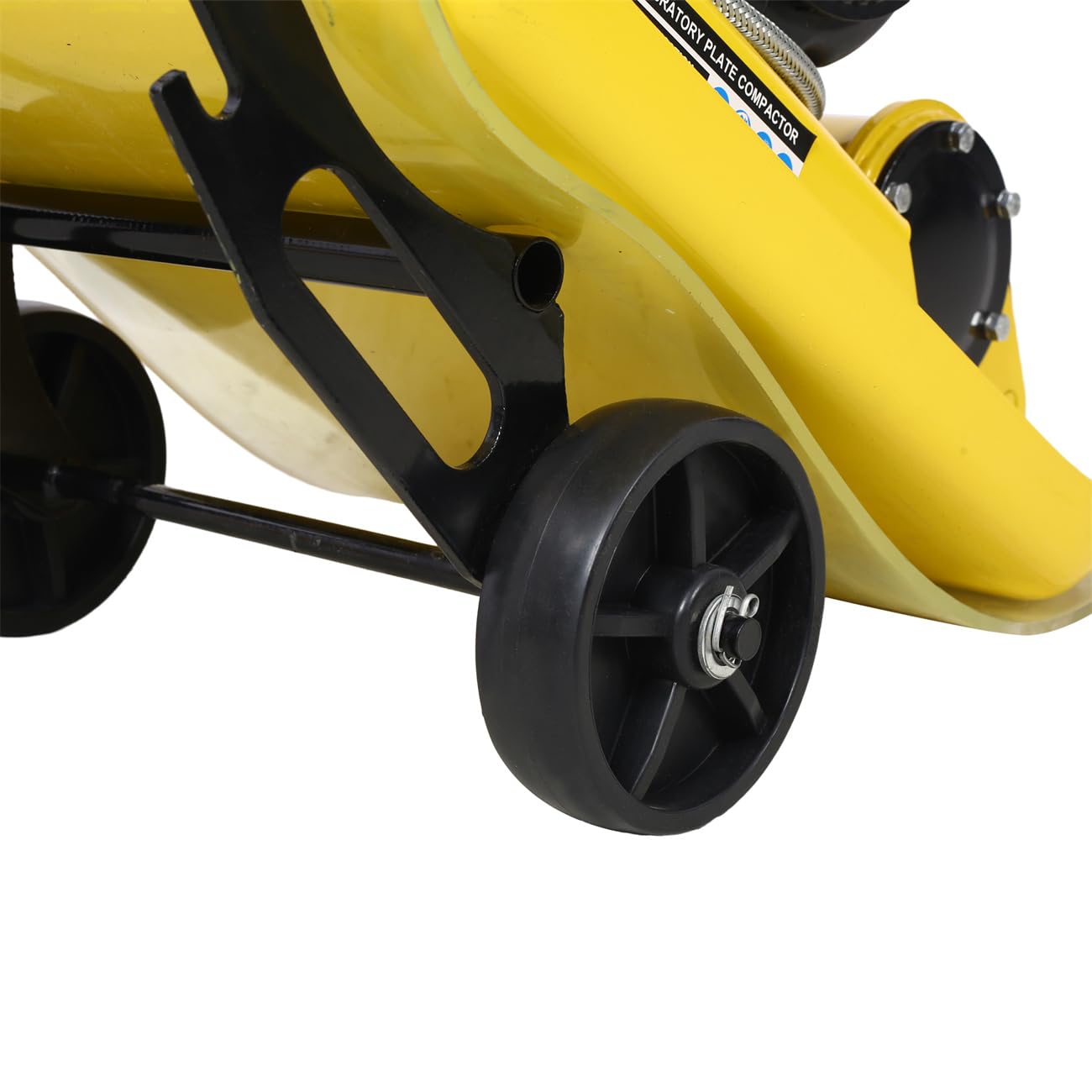 2.5HP Plate Compactor Gas 79.7cc 8200N Force Construction Concrete Tamper Machine Power Paver 19.3 x 12.6" Plate, EPA Compliant