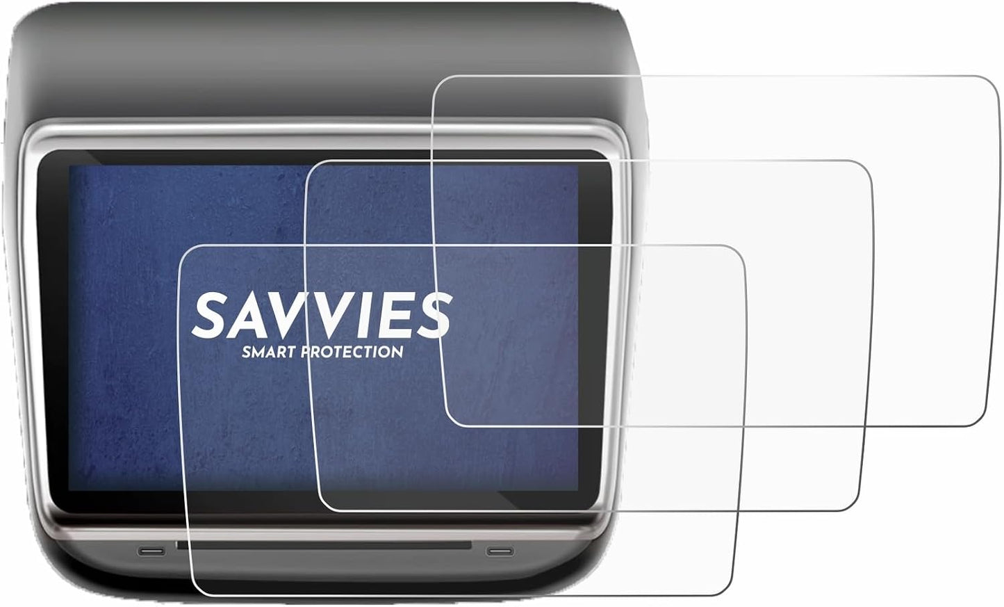 savvies 7.2" 6-Pack Screen Protector compatible with Tesla Model Y Infotainment System Protection Film Clear