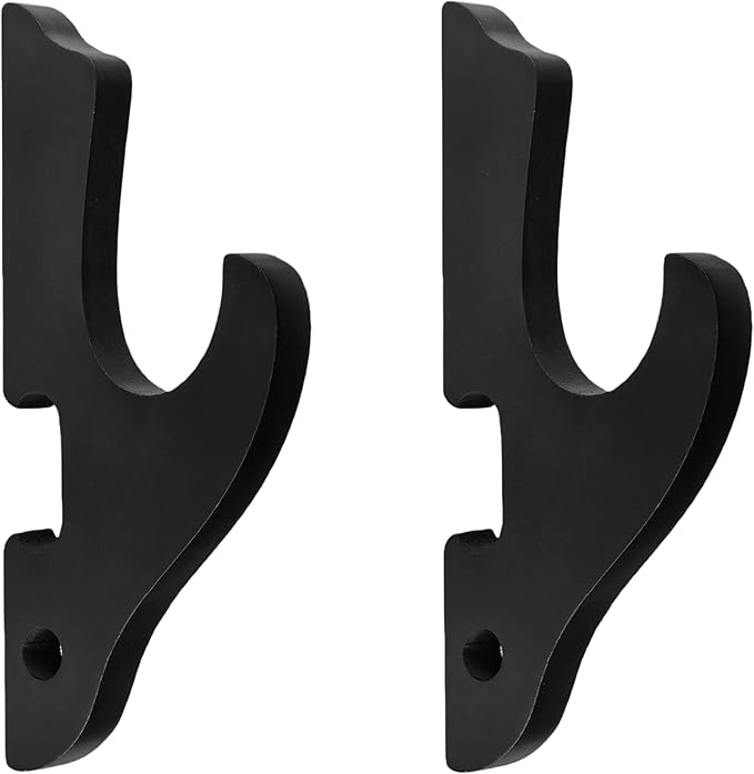 Eforlife 2/Set Sword Hook Wall Mount Samurai Sword Hanger Display Holder Adjustable for Katana Wakizashi Tanto Genji Sword Weapon Rack