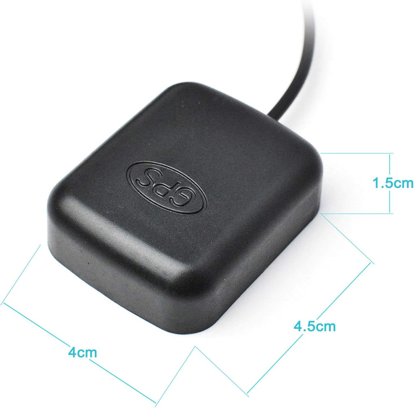BINGFU 3.5mm Car Dash Cam GPS Antenna Plug - Waterproof Hidden Adhesive Mount for Dashboard Camera, Video DVR Recorder