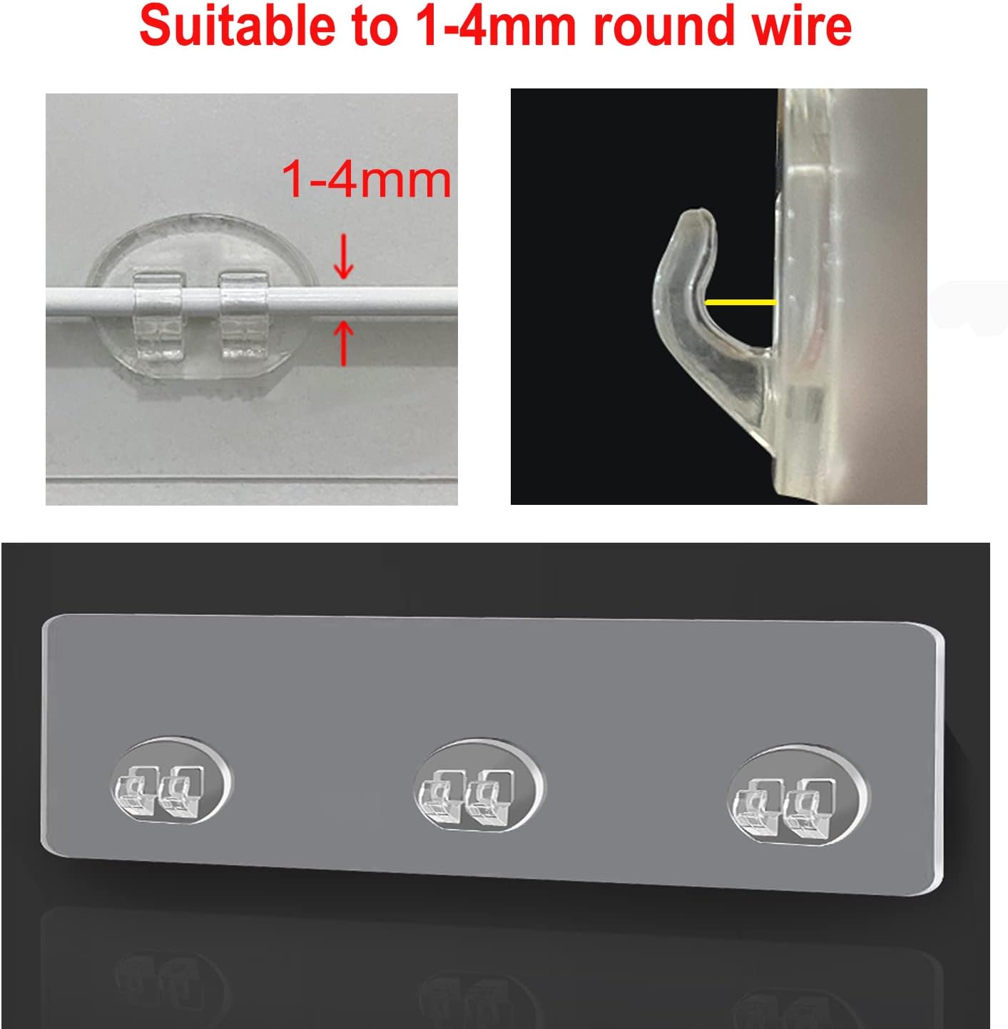 Skiennix Corner Shower Caddy Hooks - Heavy-Duty Adhesive No-Drill Wall Mount | 2 Pcs Bathroom Organizer