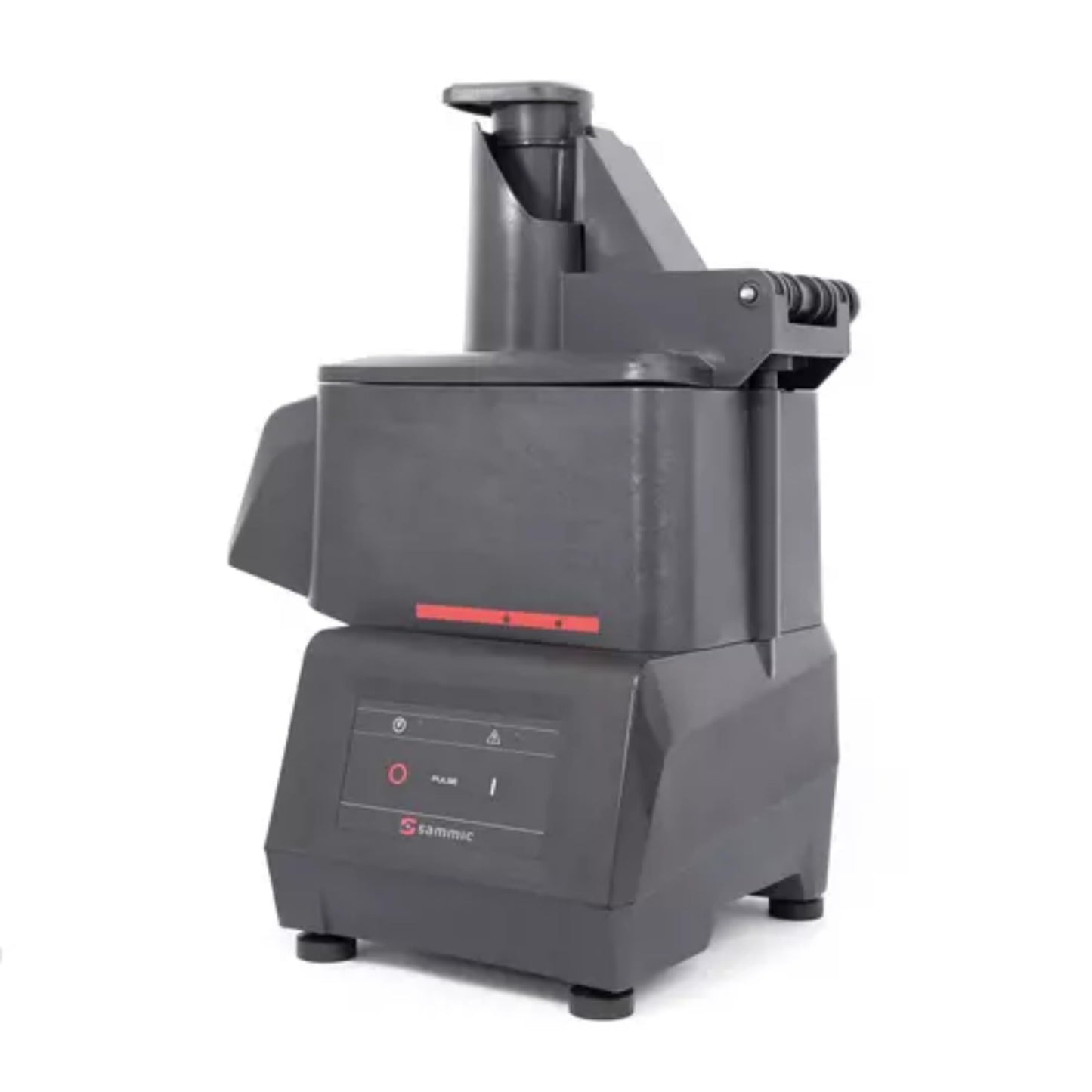 Sammic CA-21 2D (1050954) Commercial Food Processor, Countertop Vegetable Prep Machine, Continuous Feed, 770 lbs/hr, 1800 RPM Fixed Speed, Includes 4 mm Slicing and 2 mm Shredding Discs, 120 V
