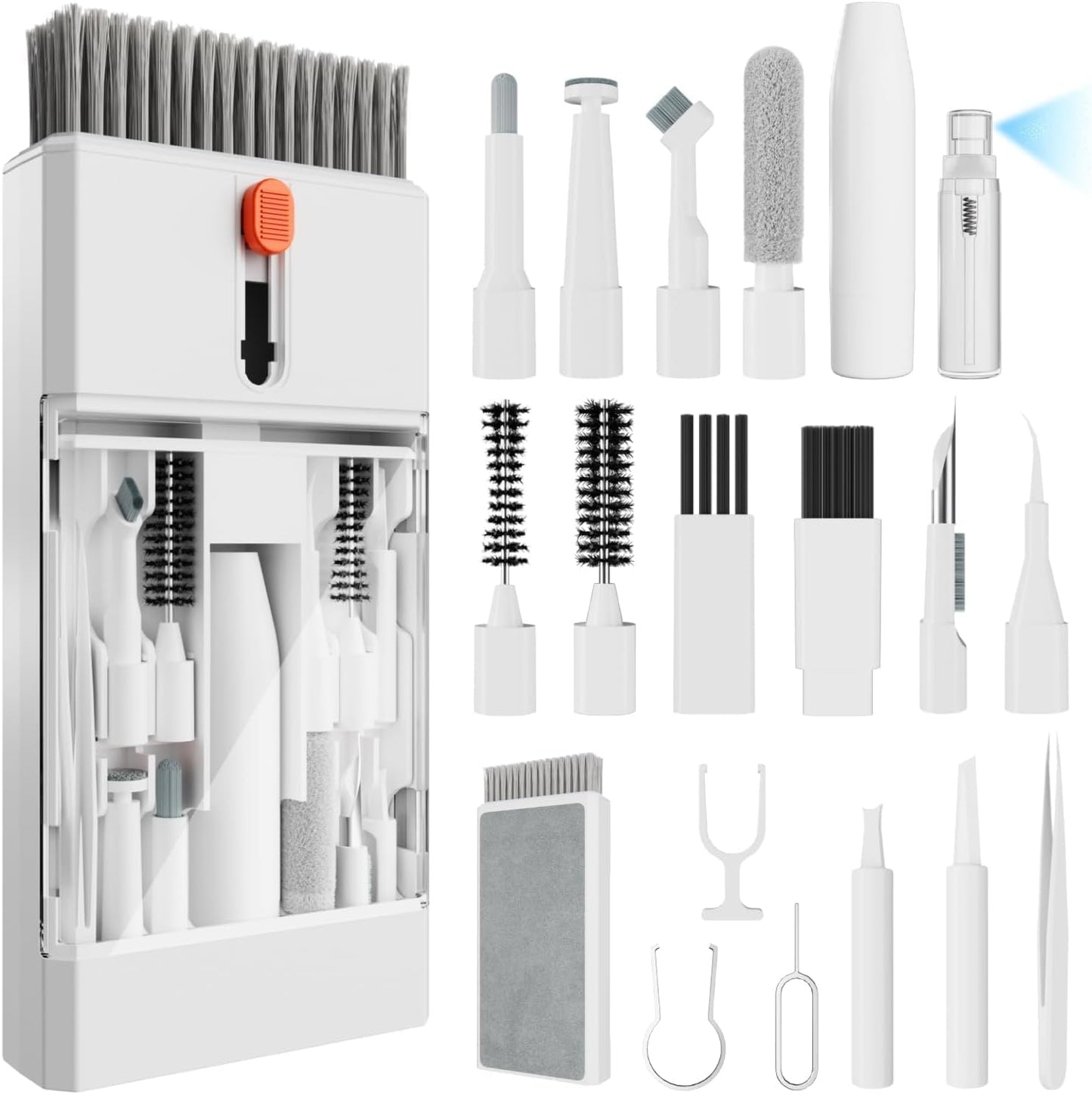 Electight 22-in-1 Laptop Cleaning Kit Keyboard Cleaner Brush, Multi-Function Laptop Cleaner Tool for MacBook, Phone