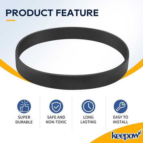 KEEPOW Vacuum Belts Replacement for Hoover 562932001 Vacuum Belt, Vacuum Cleaner Belts 562932001/38528-033/38528-058/AH20080 for Hoover UH71200, UH71012, UH71013, UH71003, UH71011, UH71009, 4 Pack