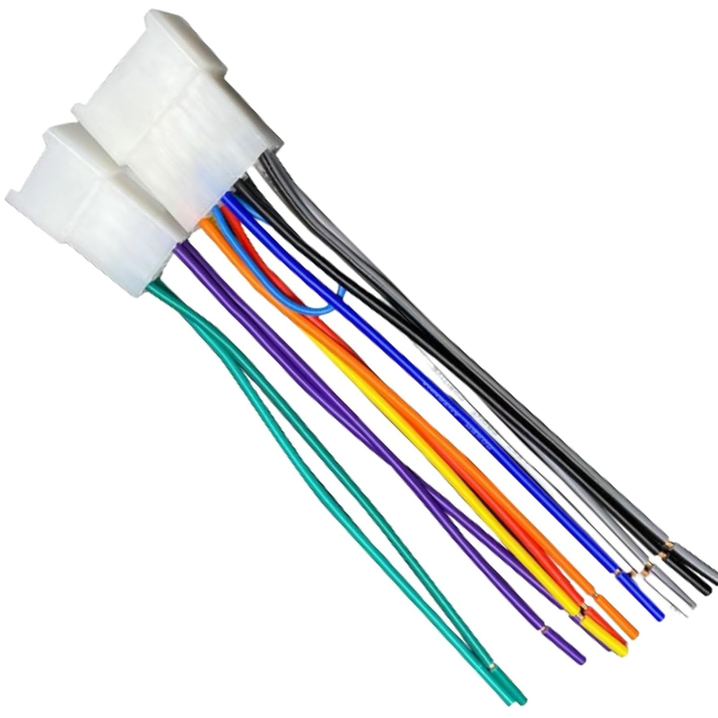 EZYUMM (1987-Up) 4 Universal Radio Wiring Harness for Toyota Vehicles - Speaker Plug & Play Stereo Installation Adapter