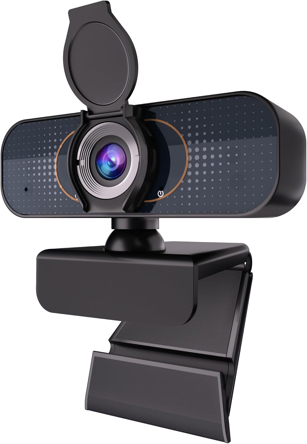 Generic 1080P PC Webcam with Built-in Noise-Canceling Microphone Physical Privacy Cover Automatic Light Compensation
